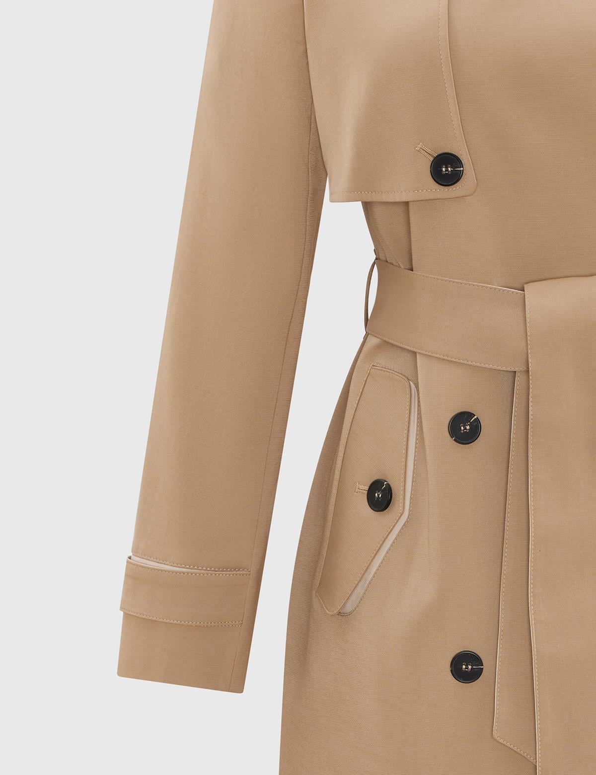 Arira Camel Women's Trench Coat