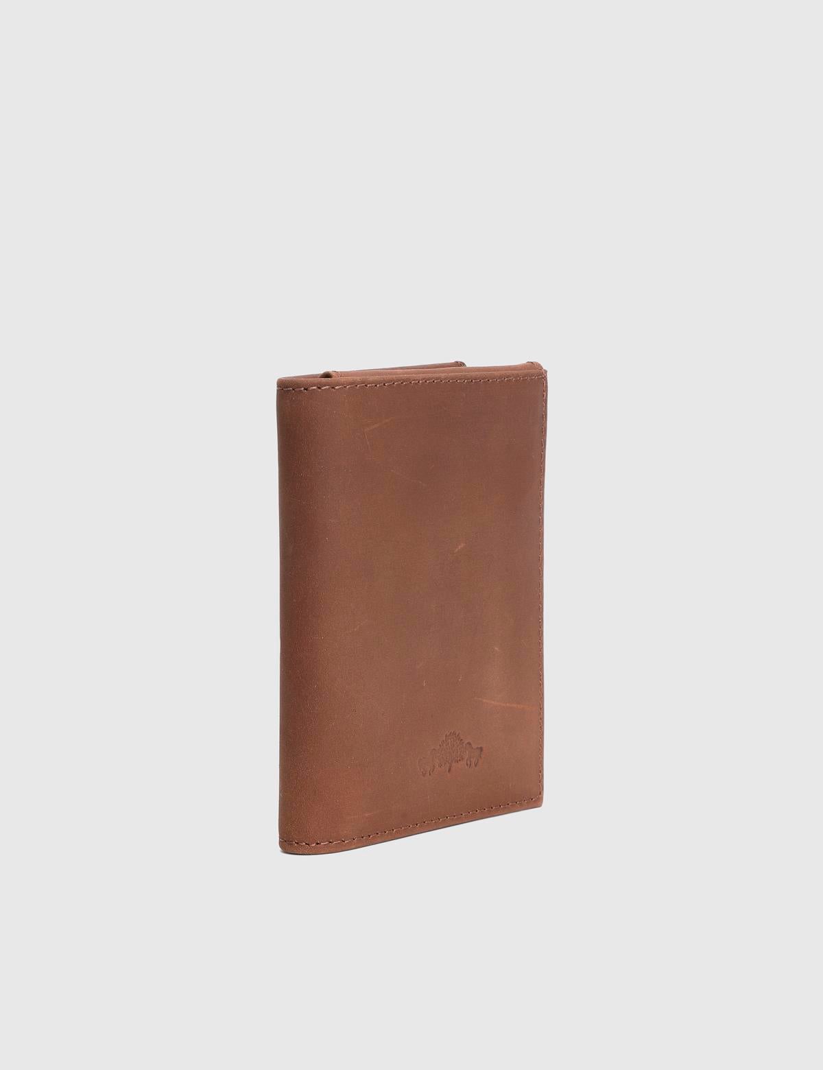 Aron Brown Crazy Leather Men's Wallet