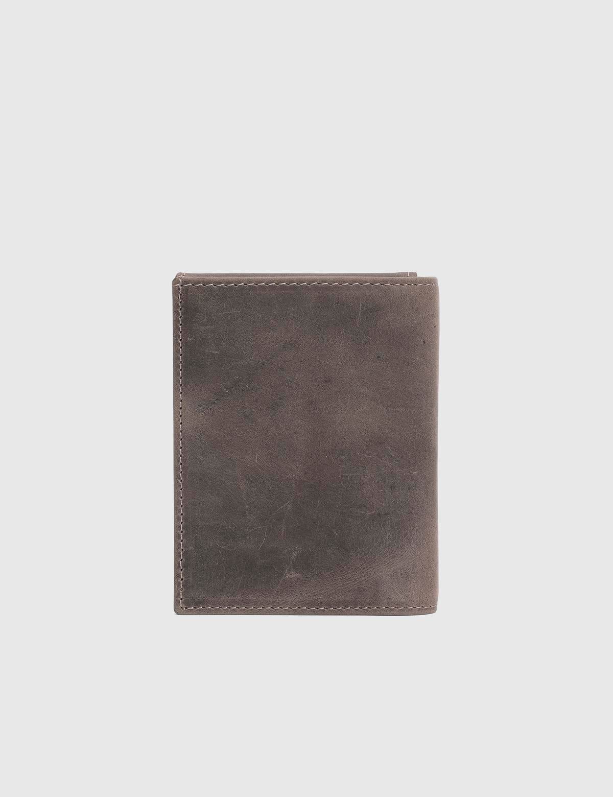 Aron Mink Crazy Leather Men's Wallet