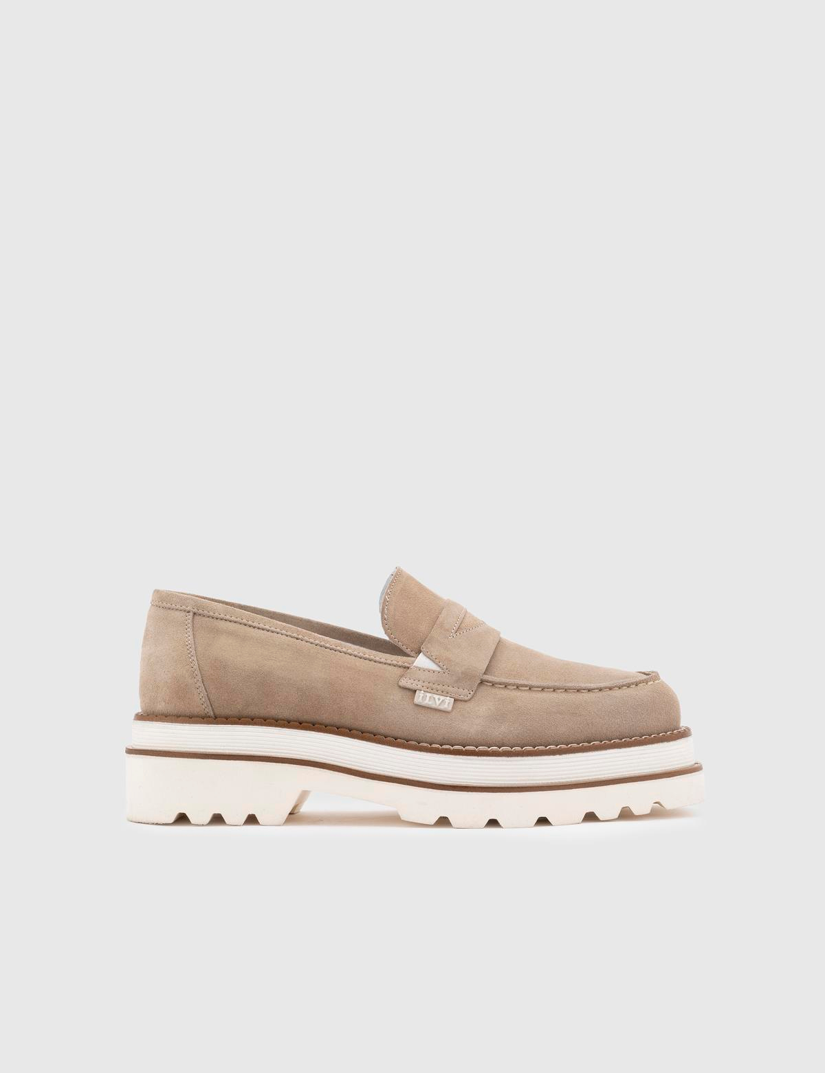 Arve Sand Suede Leather Men's Loafer