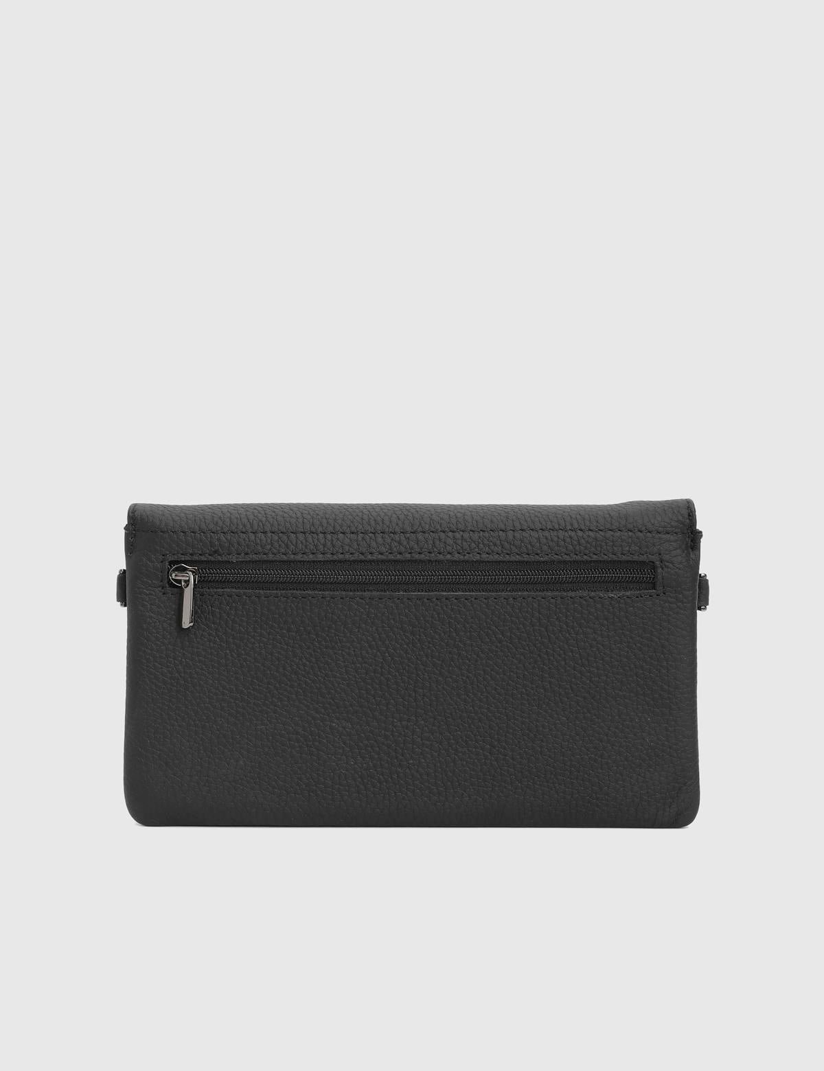 Arvin Black Floater Leather Women's Wallet