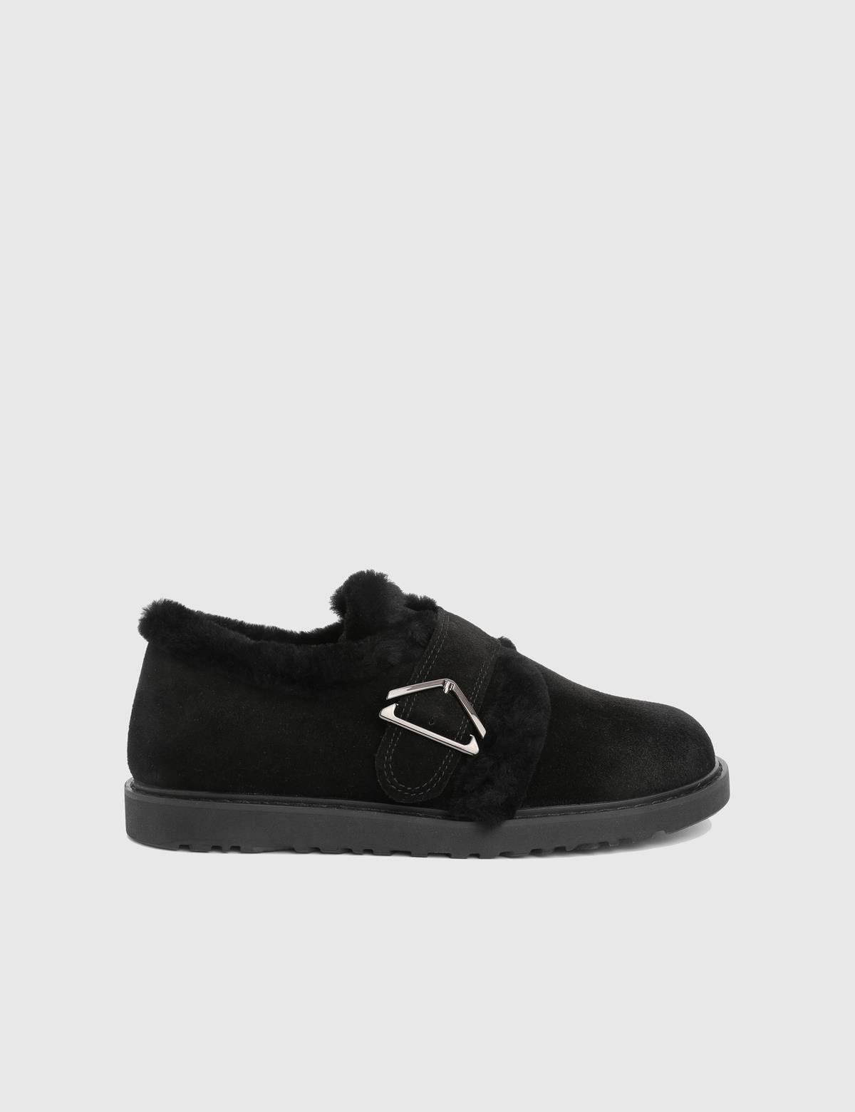 Arya Black Suede Leather Women's Boot