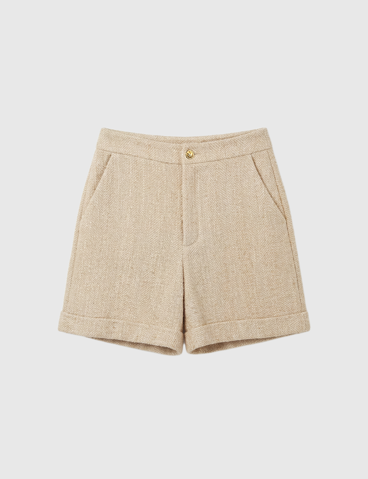 Aspendos Beige Women's Shorts