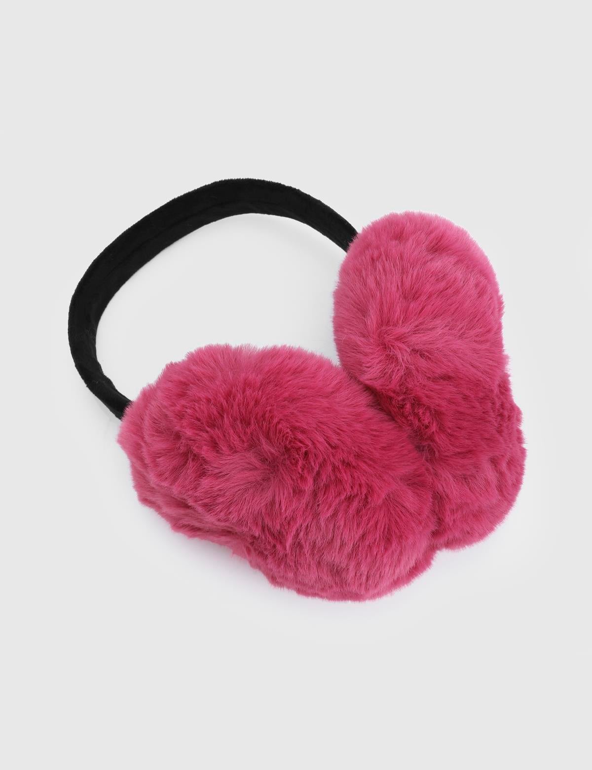 Belinay Fuchsia Unisex Faux Fur Earmuffs