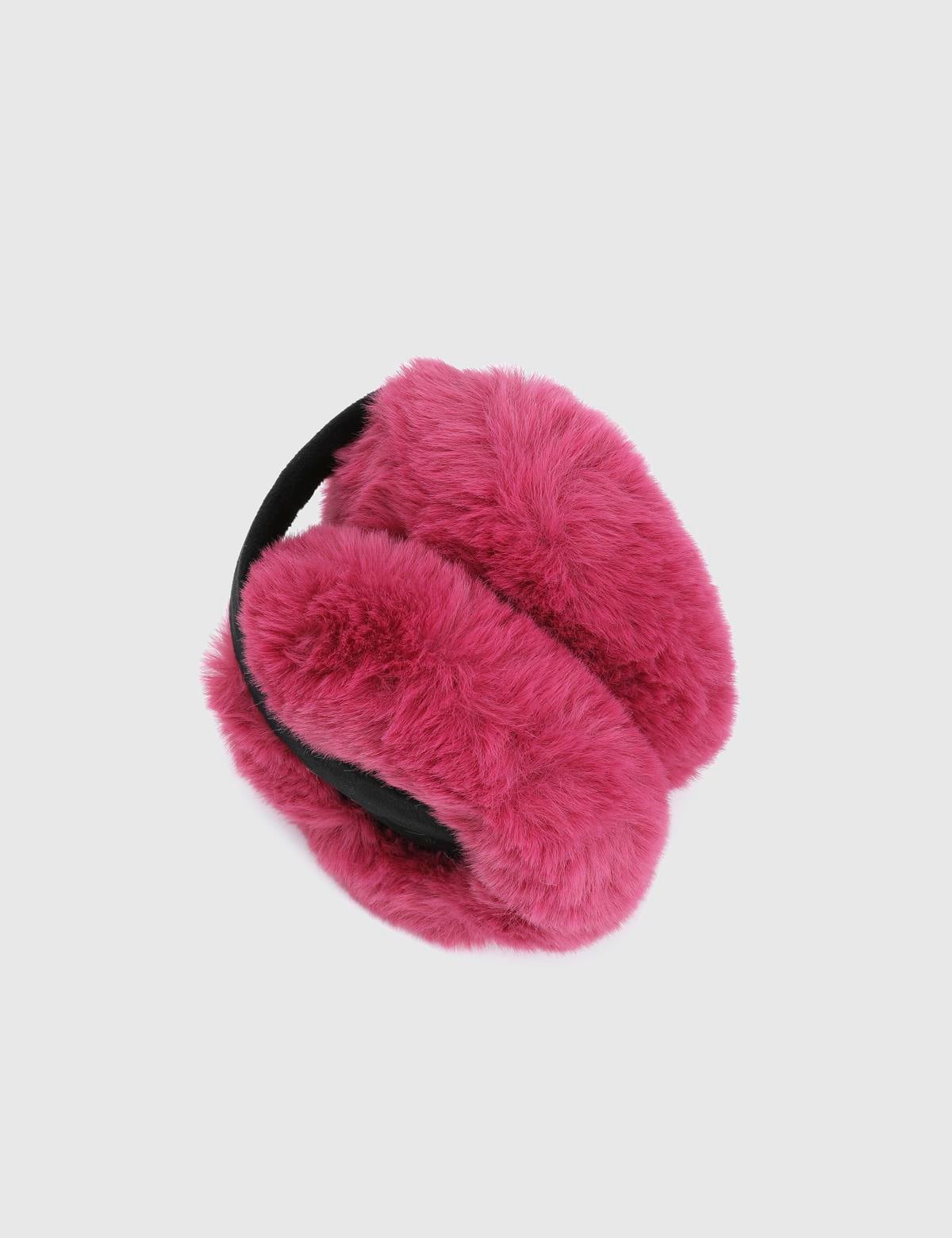 Belinay Fuchsia Unisex Faux Fur Earmuffs