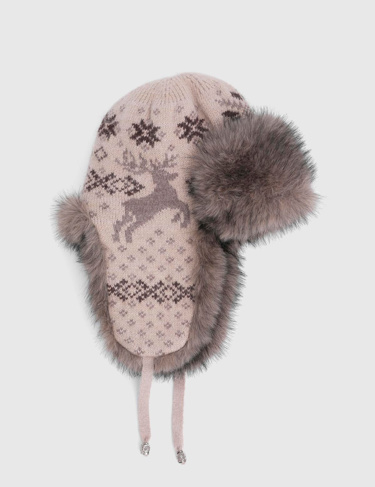 Berina Beige Unisex Tricot Beret