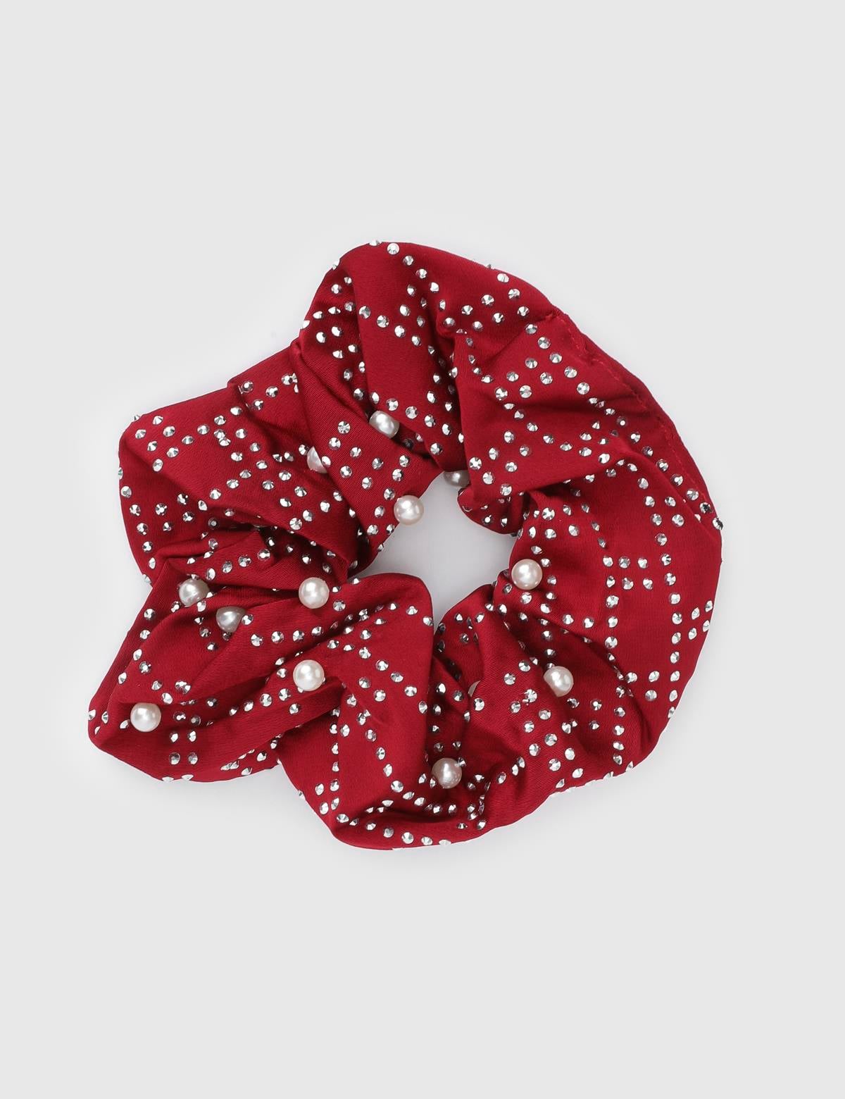 Bire Red Women's Elastic Hair Tie