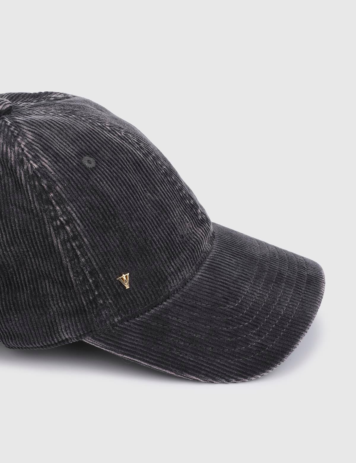 Blen Grey Unisex Velvet Cap