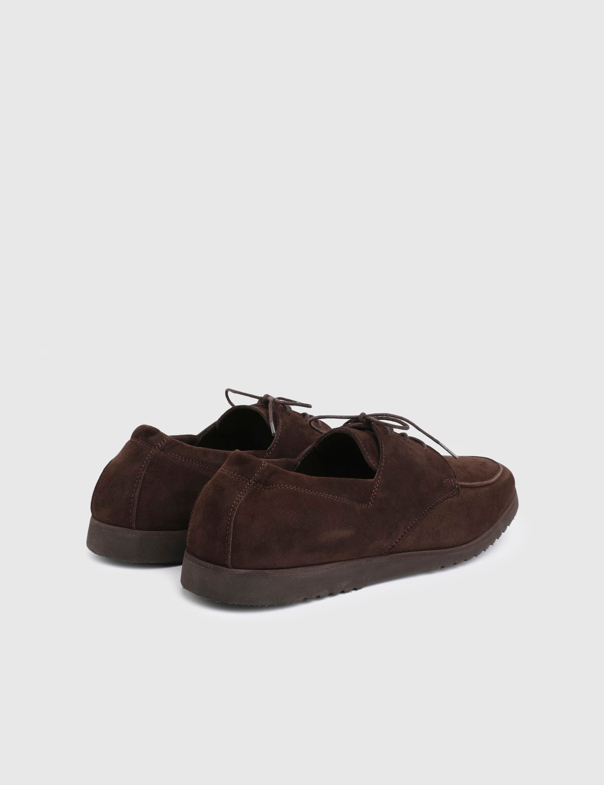 Bode Brown Suede Kidskin Leather Men's Oxford