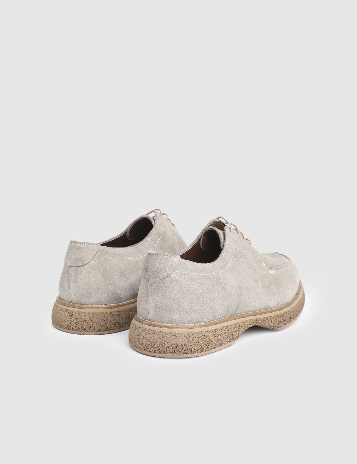 Bondagi Beige Suede Leather Men's Oxford