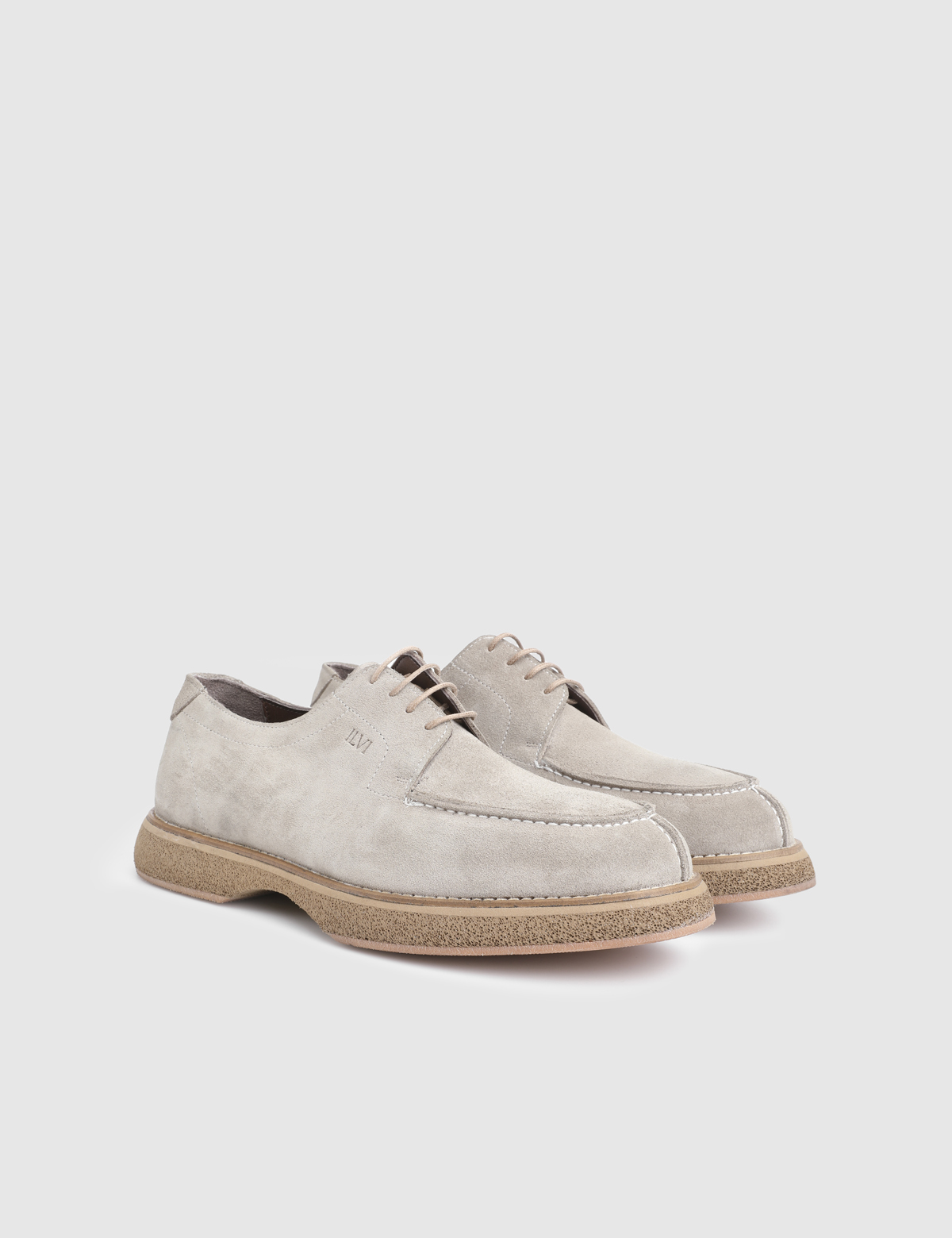 Bondagi Beige Suede Leather Men's Oxford