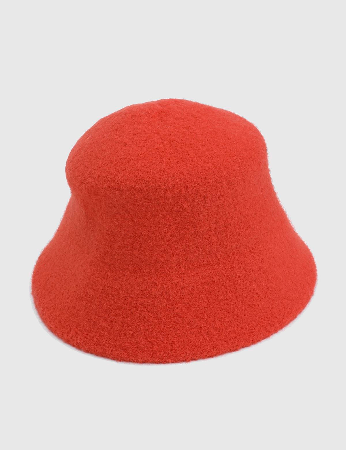 Bravina Orange Women's Faux Fur Hat