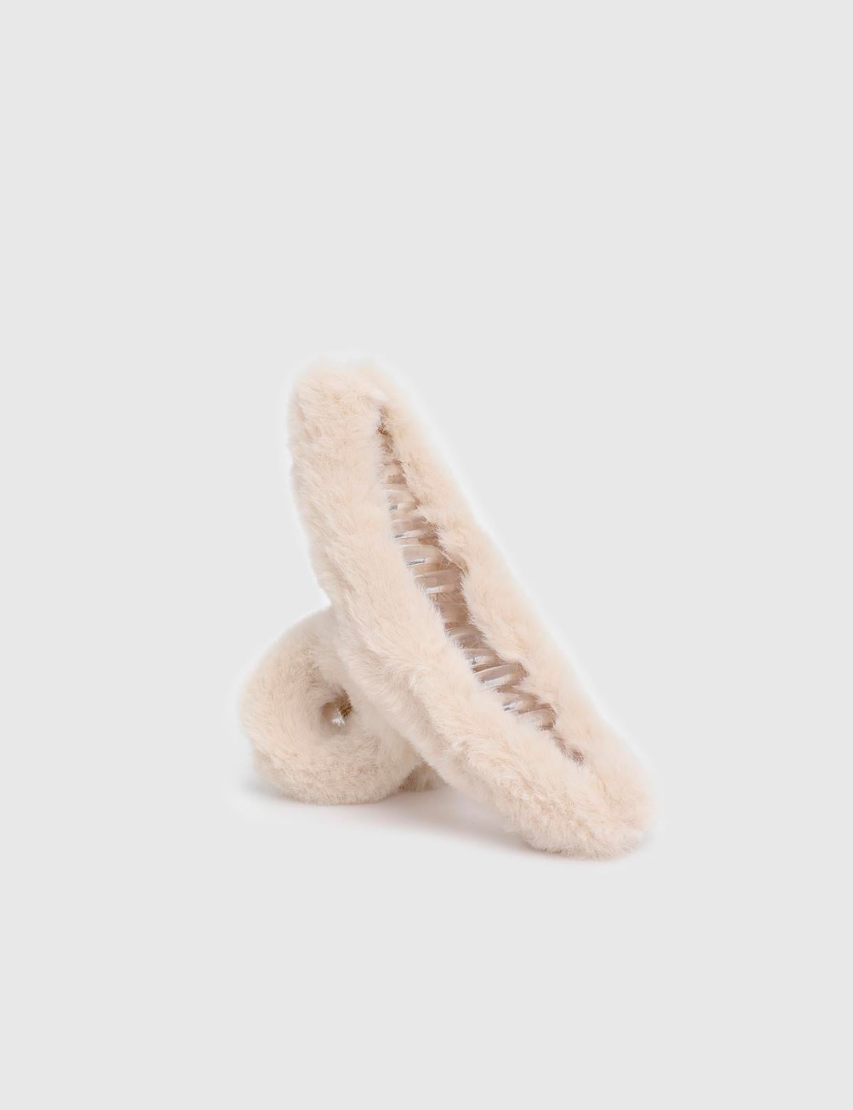 Briele Cream Women's Hair Claw Clip
