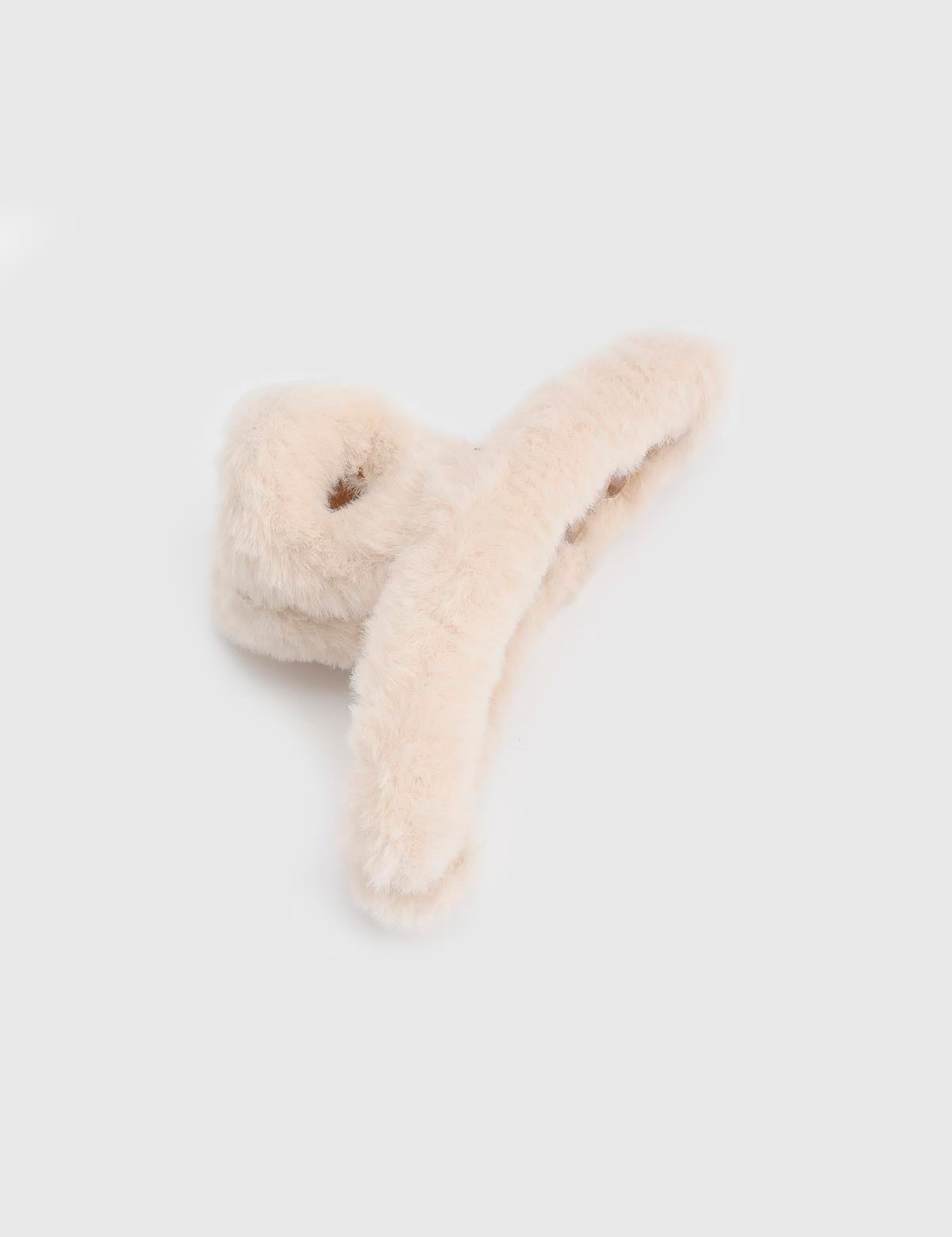 Briele Cream Women's Hair Claw Clip