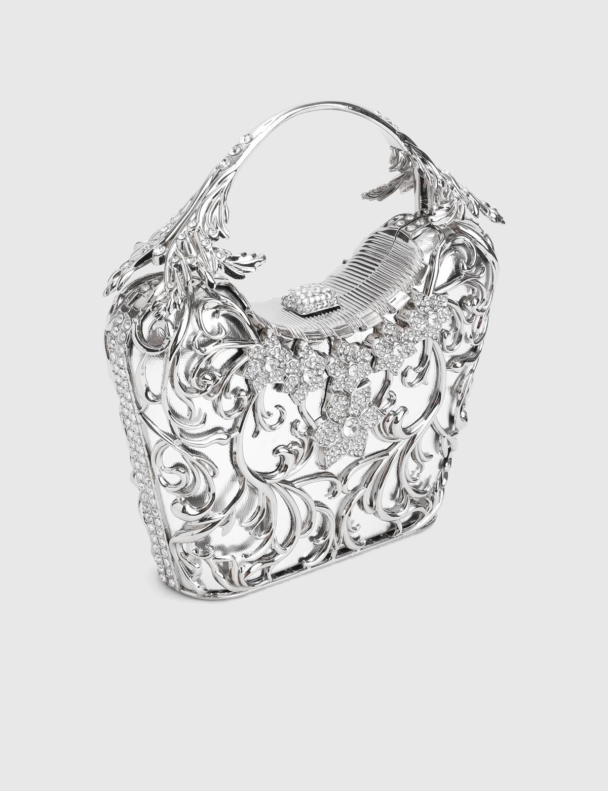 Brielle Silver Women's Handbag