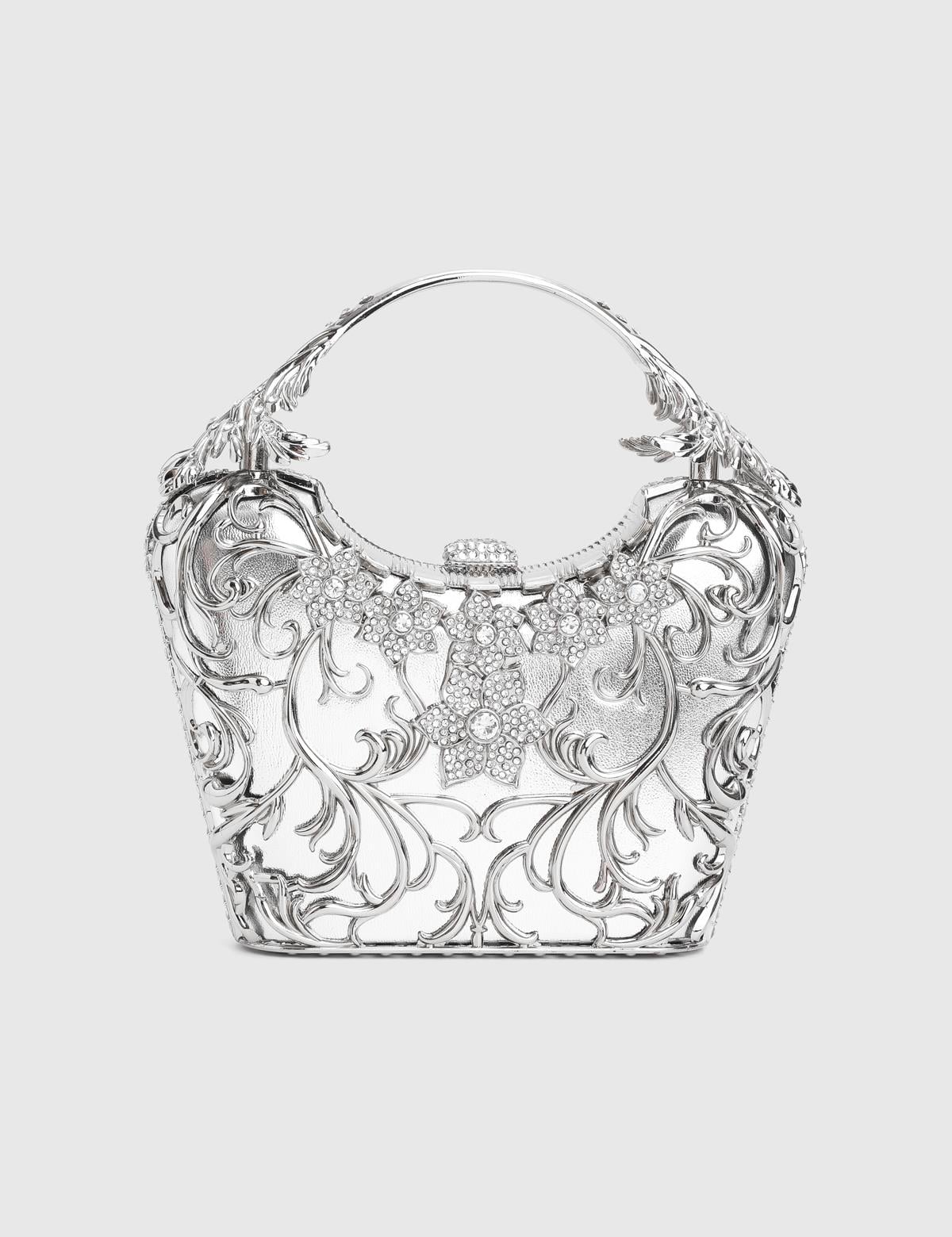 Brielle Silver Women's Handbag