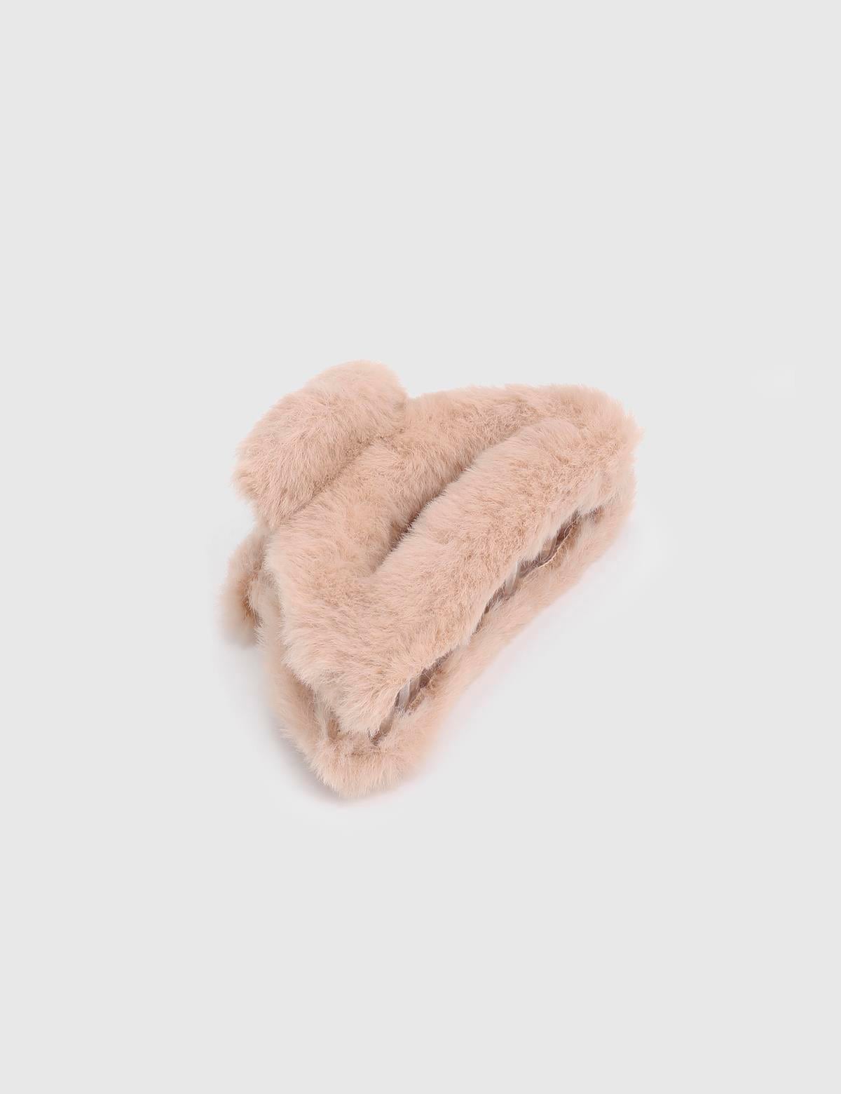 Brinae Beige Women's Hair Claw Clip