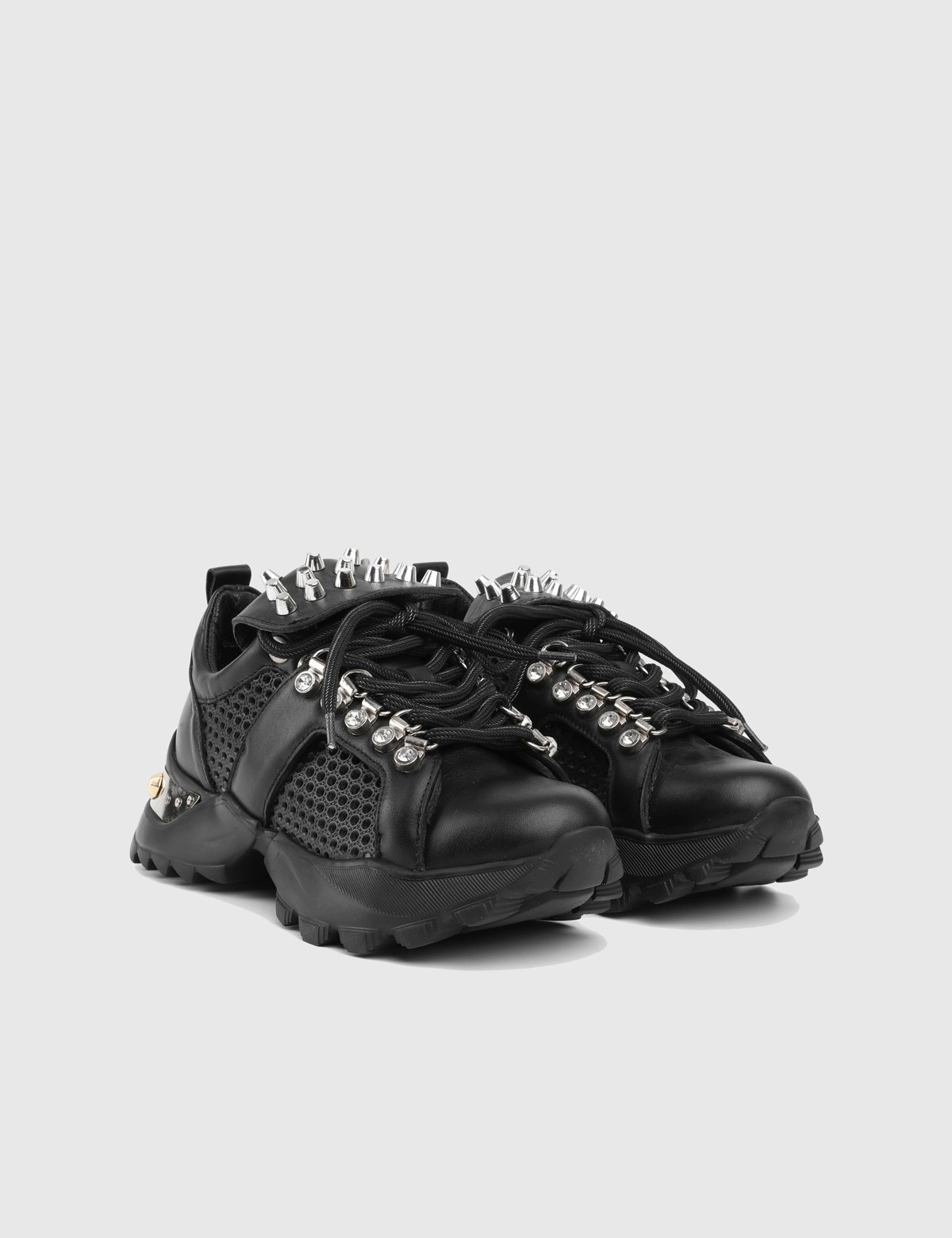 Bronte Black Leather Women's Sneaker