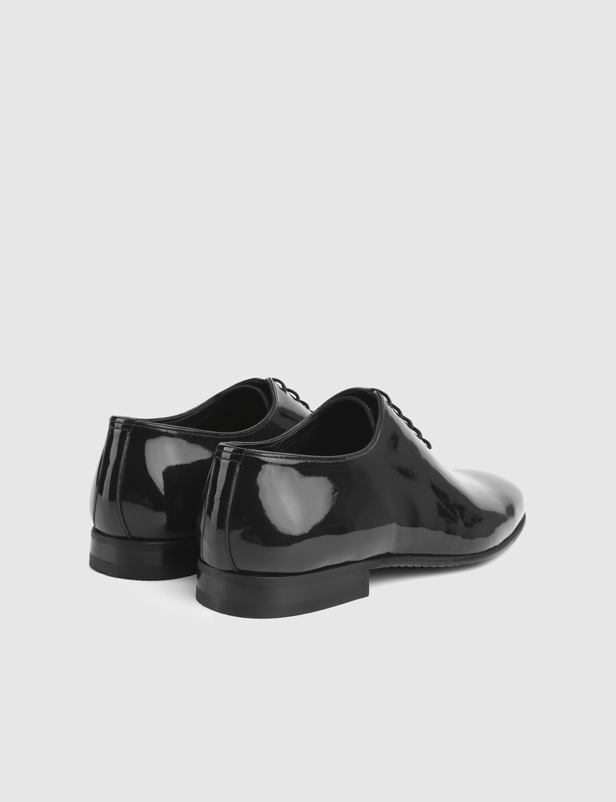 Cesare Black Patent Leather Men's Tuxedo Shoe