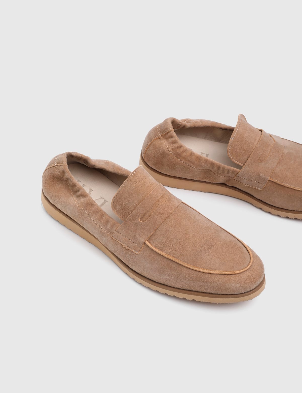 Cillian Beige Suede Kidskin Leather Men's Loafer