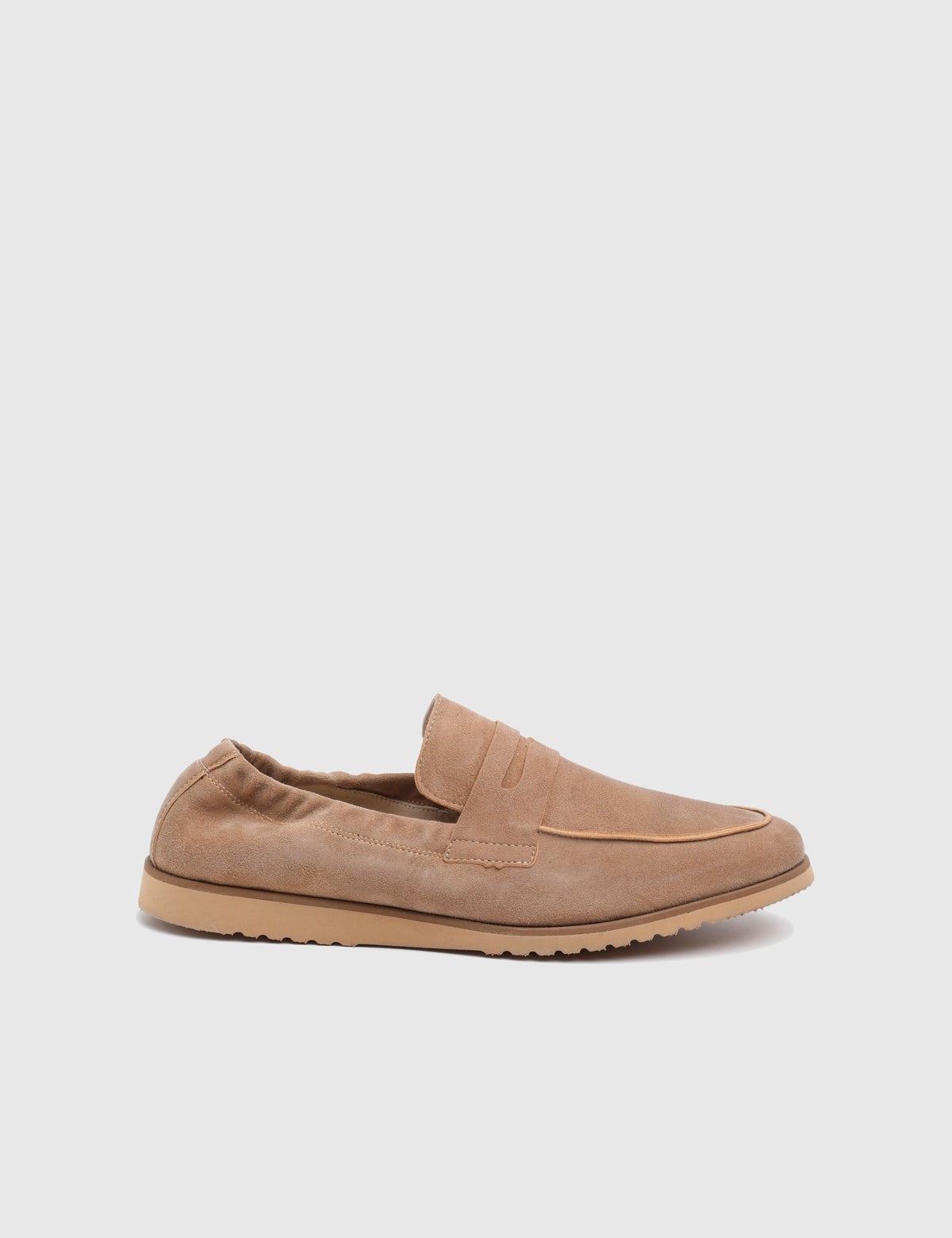 Cillian Beige Suede Kidskin Leather Men's Loafer