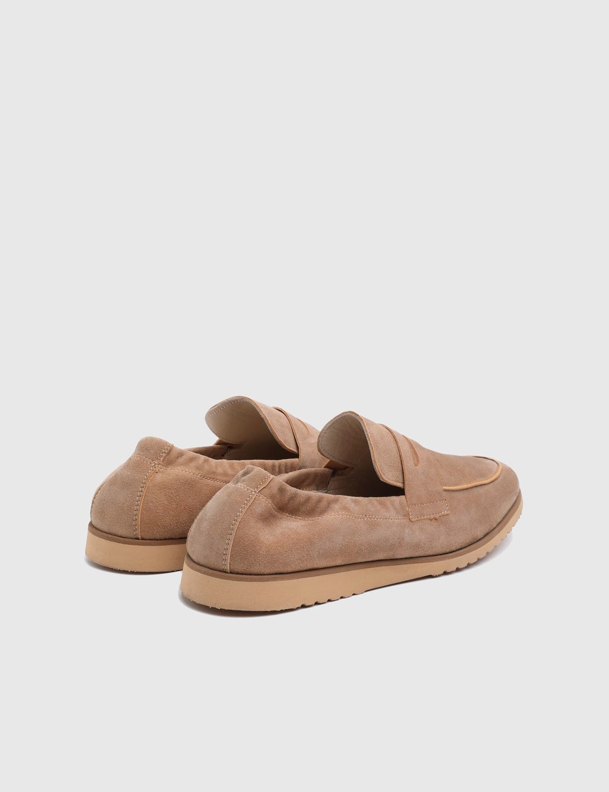 Cillian Beige Suede Kidskin Leather Men's Loafer