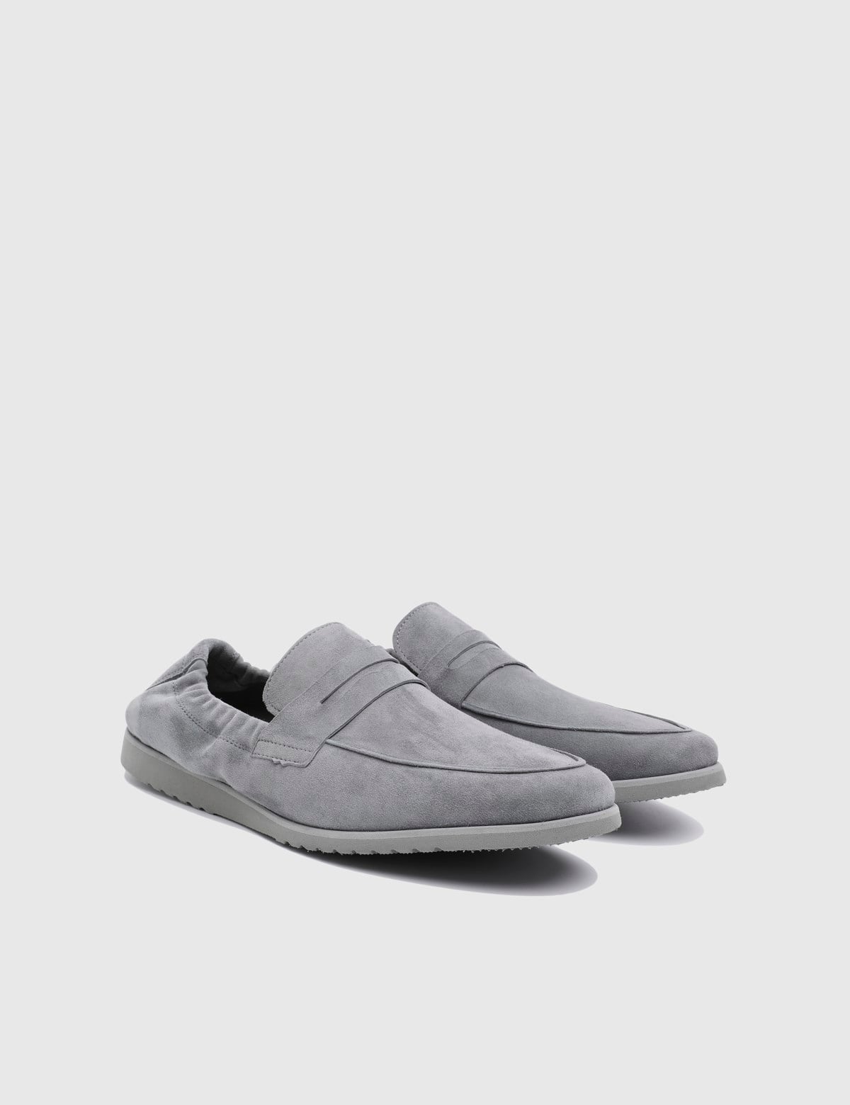 Cillian Blue Suede Kidskin Leather Men's Loafer