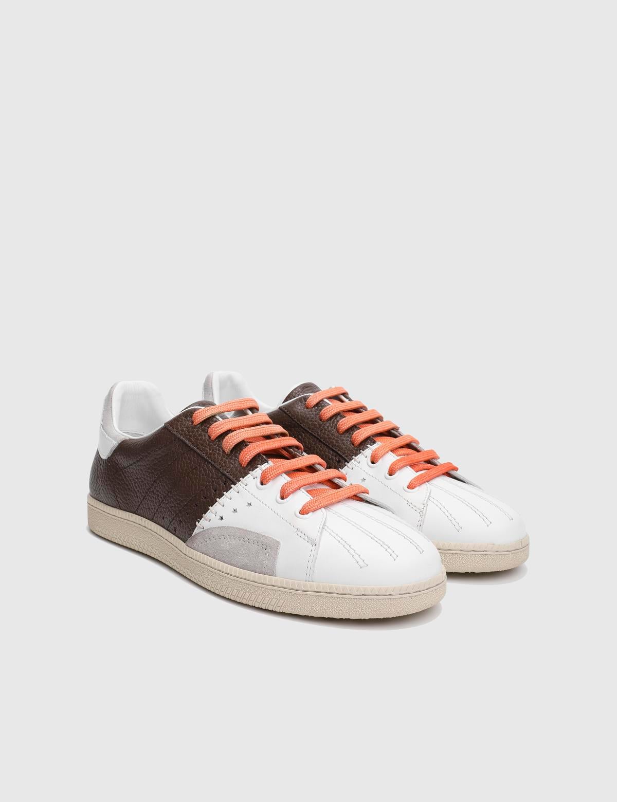 Colwill Brown Suede Leather Men's Sneaker
