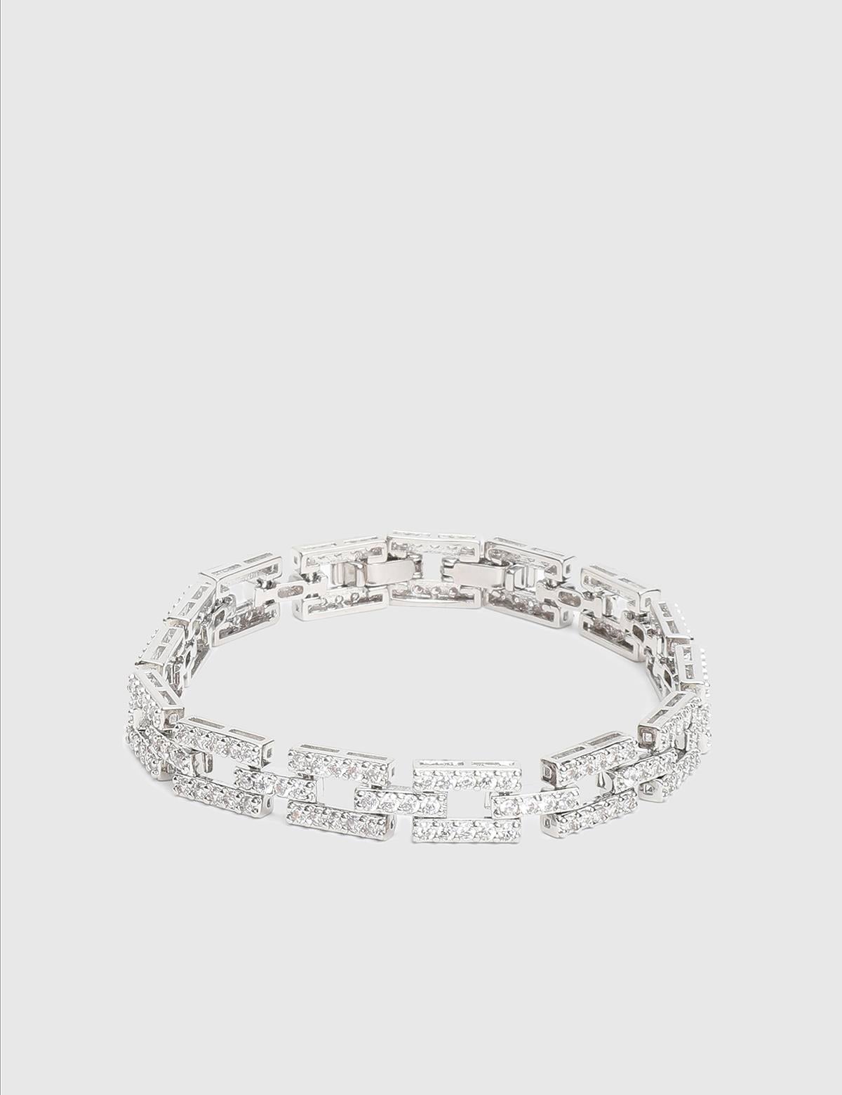 Dahlia Silver Women's Bracelet