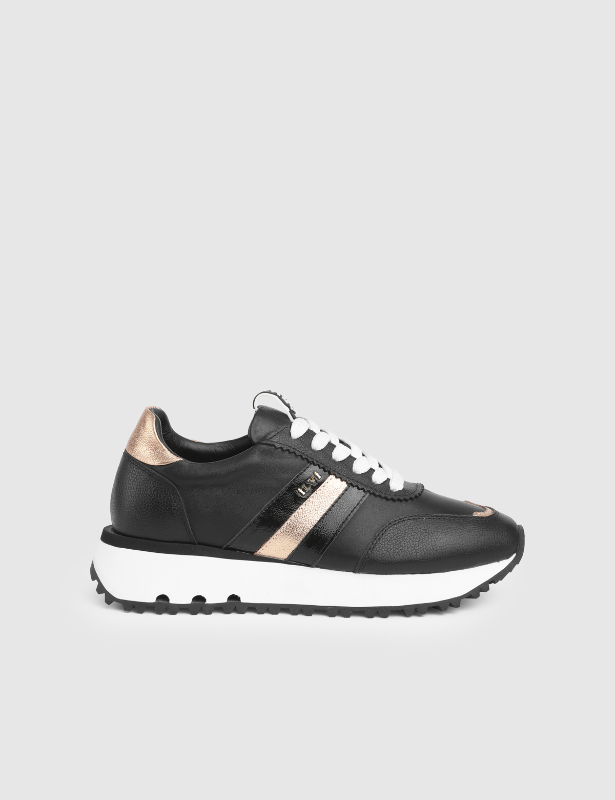 Drift Black Leather Women's Sneaker