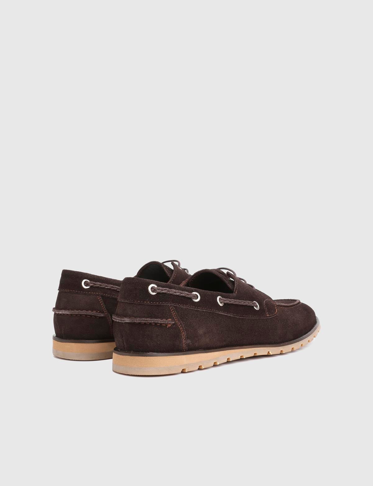 Eccles Brown Suede Leather Men's Oxford
