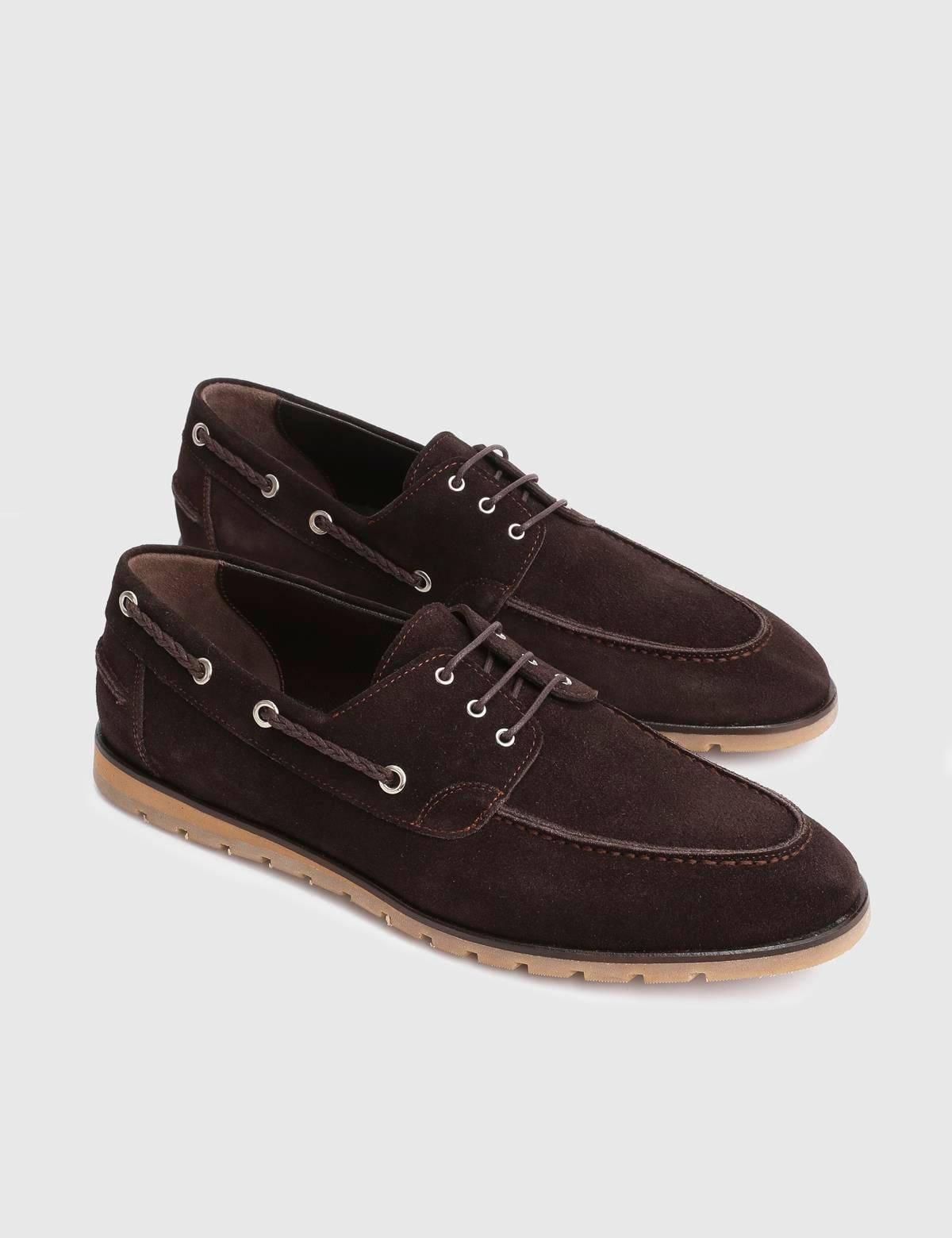 Eccles Brown Suede Leather Men's Oxford