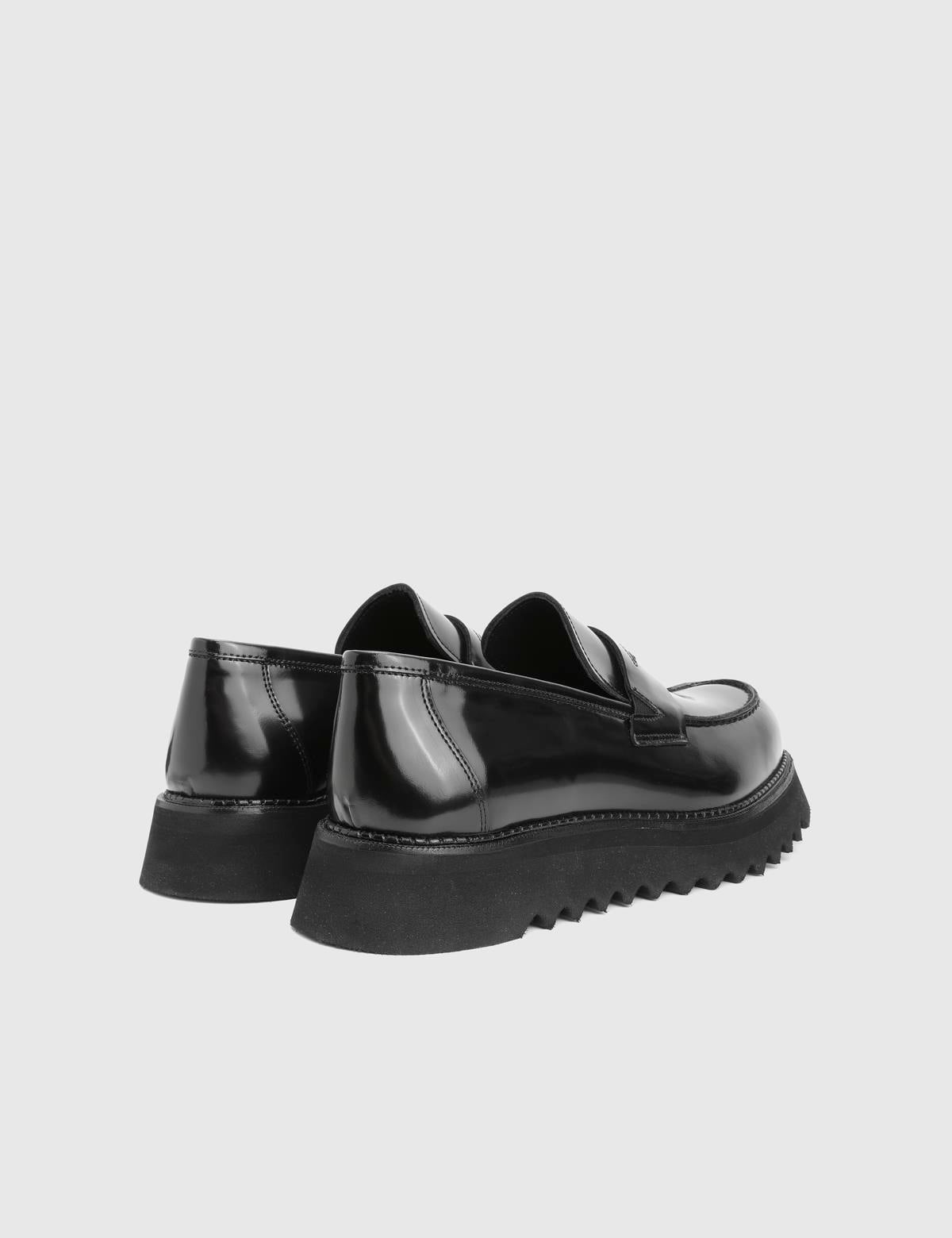 Edan Black Florentic Leather Men's Loafer