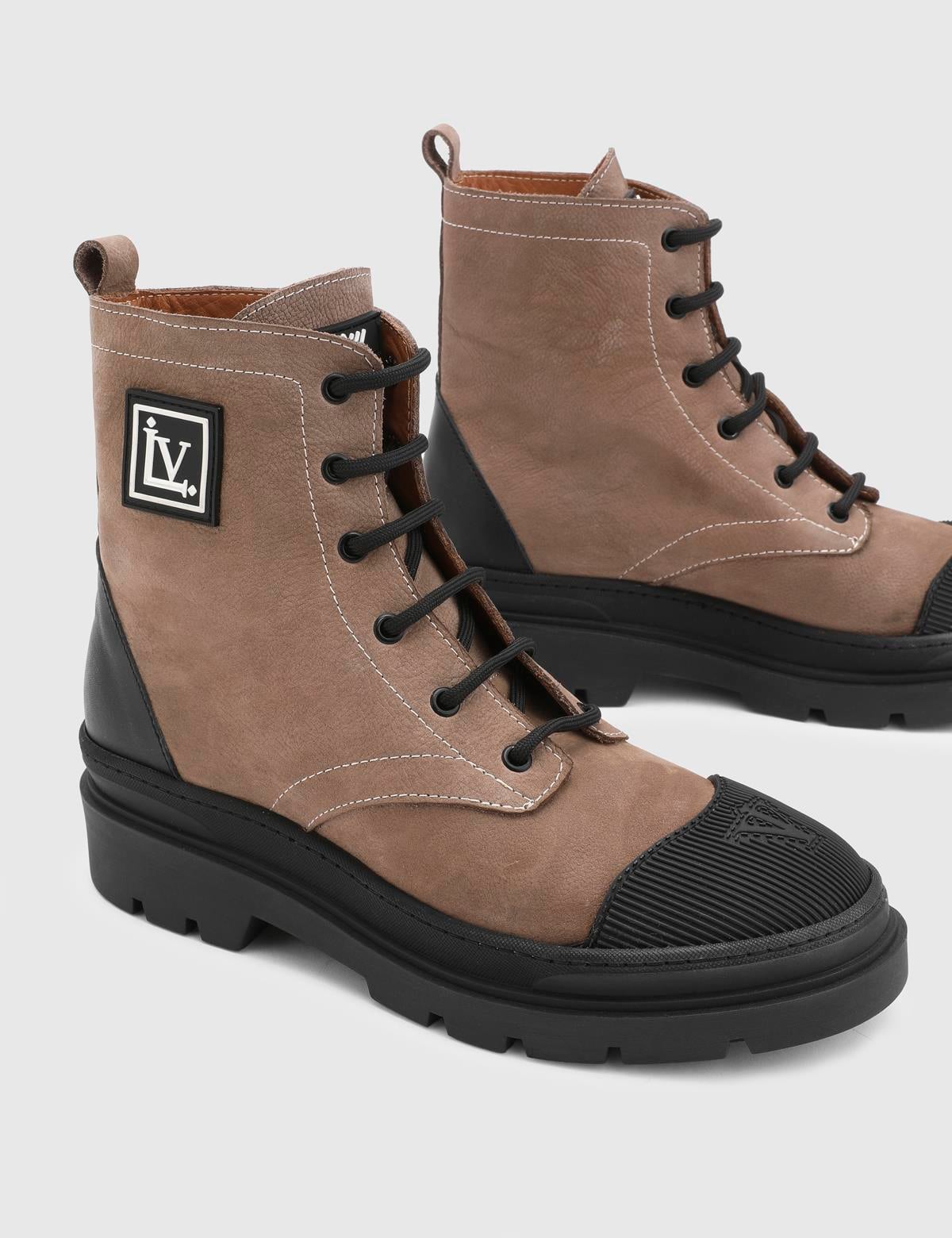 Edoardo Mink Nubuck Leather Men's Boot