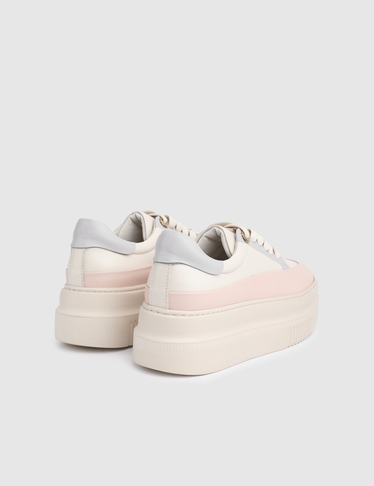 Elke Beige Leather Women's Sneaker