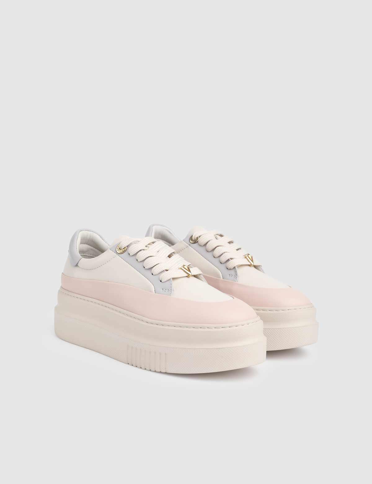 Elke Beige Leather Women's Sneaker