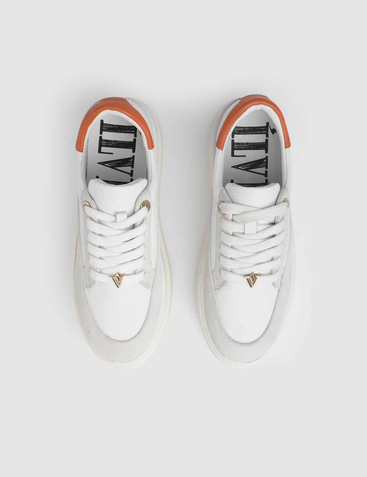 Elke White Leather Women's Sneaker