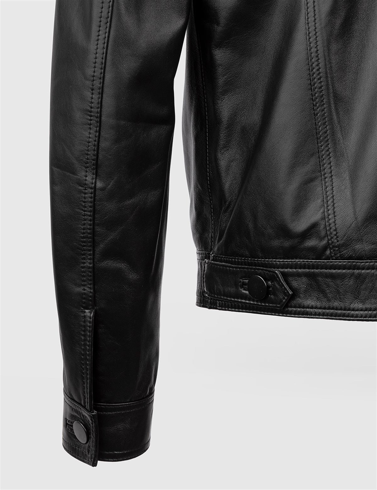 Faida Black Leather Men's Jacket