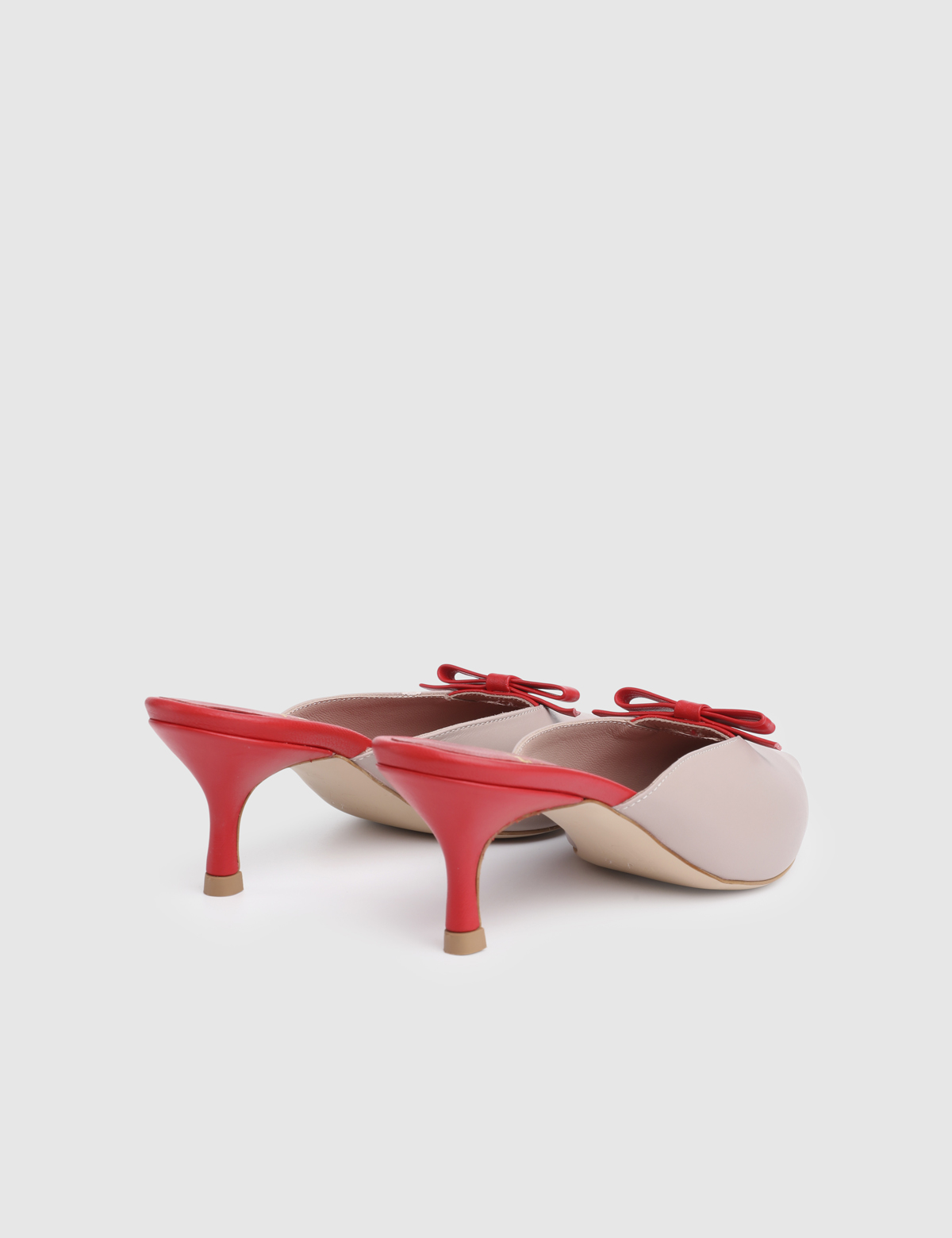 Farin Mink Leather Women's Heeled Slide