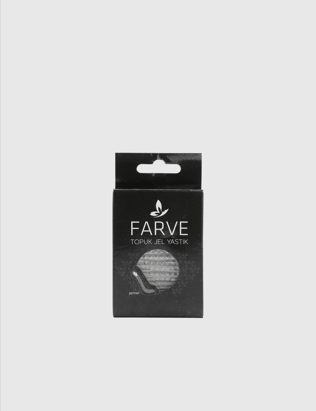 Farve Topuk Jel Yastık Tabanlık Renksiz