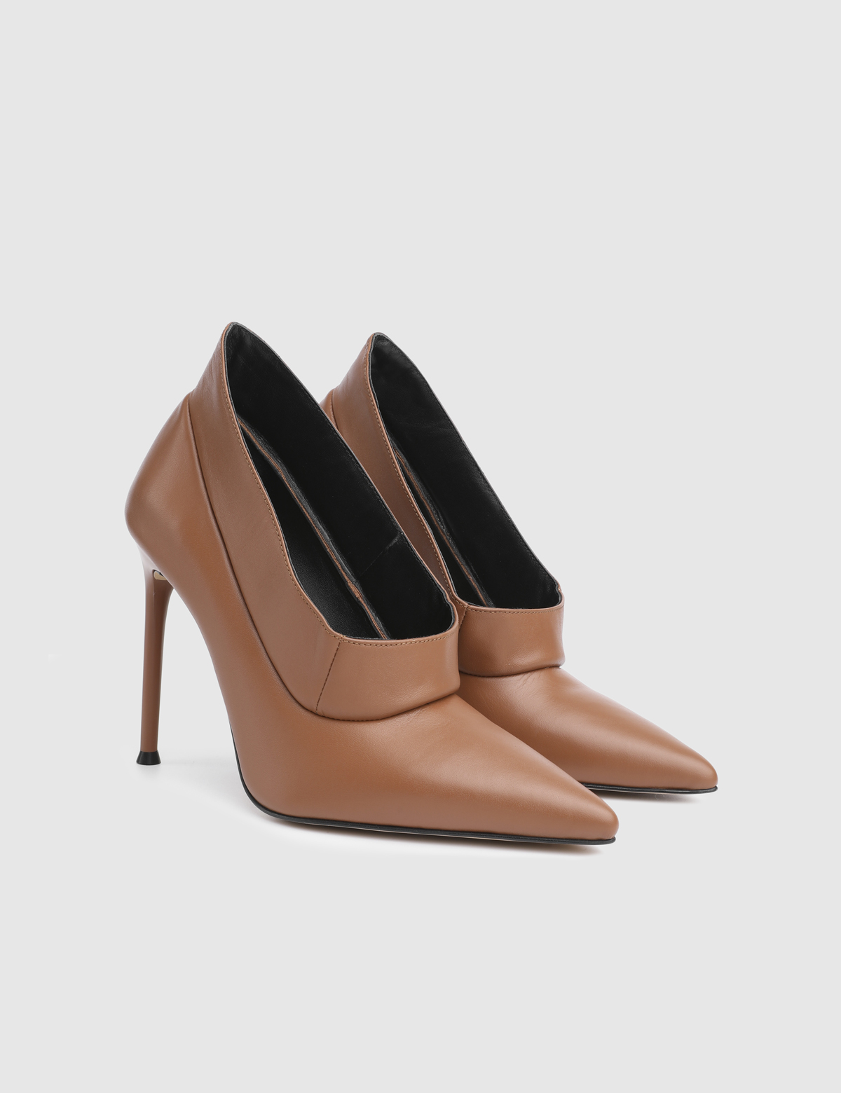 Faye Saddle Brown Leather Women's Pump