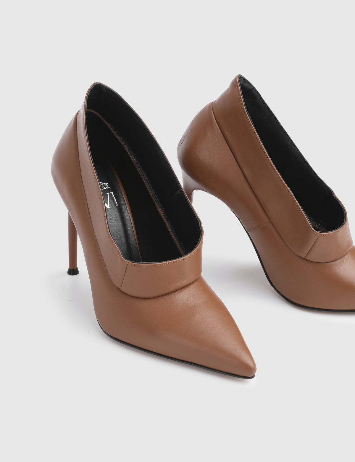 Faye Saddle Brown Leather Women's Pump
