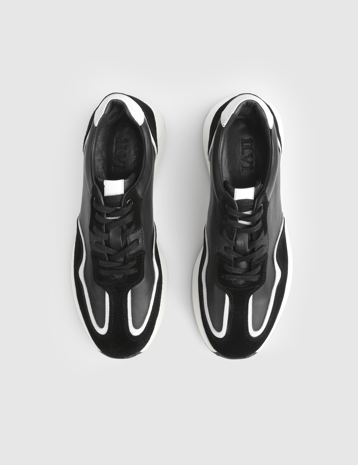 Federico Black Suede Leather Men's Sneaker