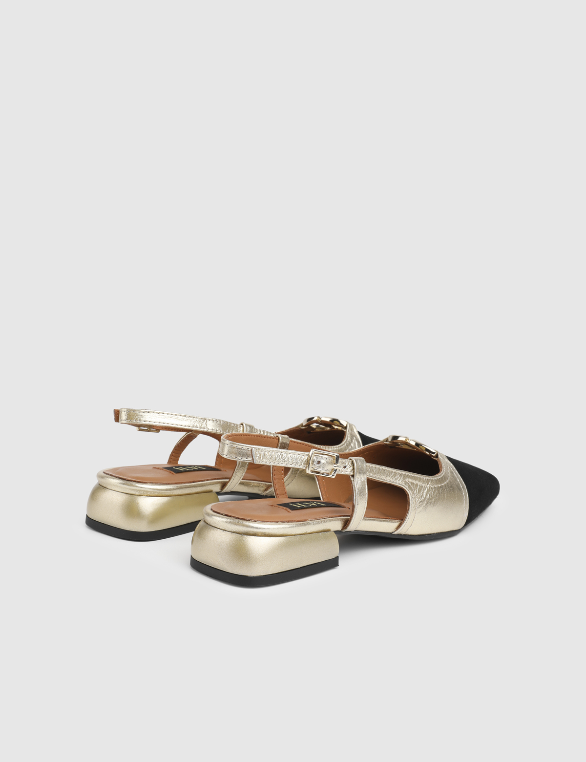 Fion Black Suede Leather Women's Sandal