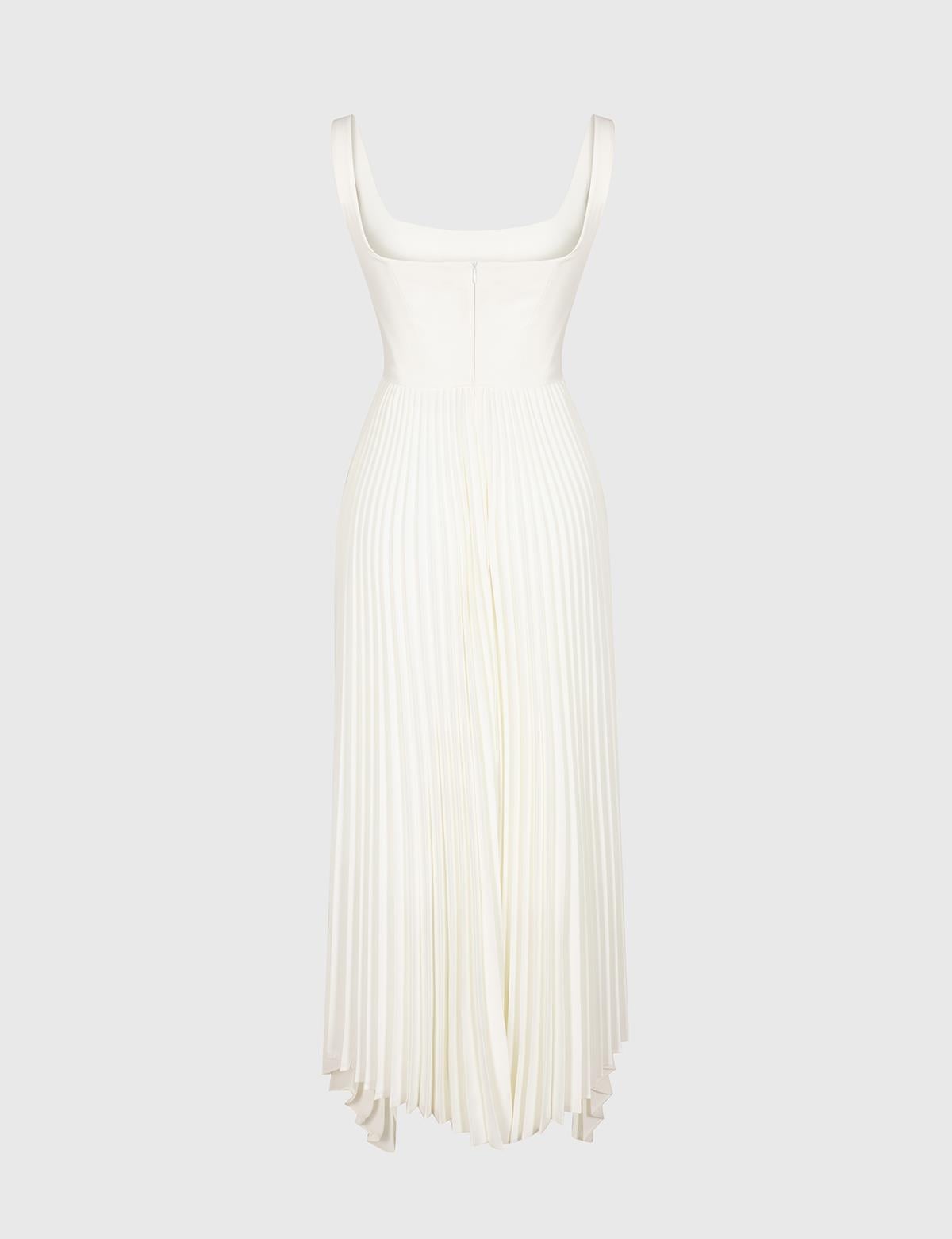 Flora White Women's Dress