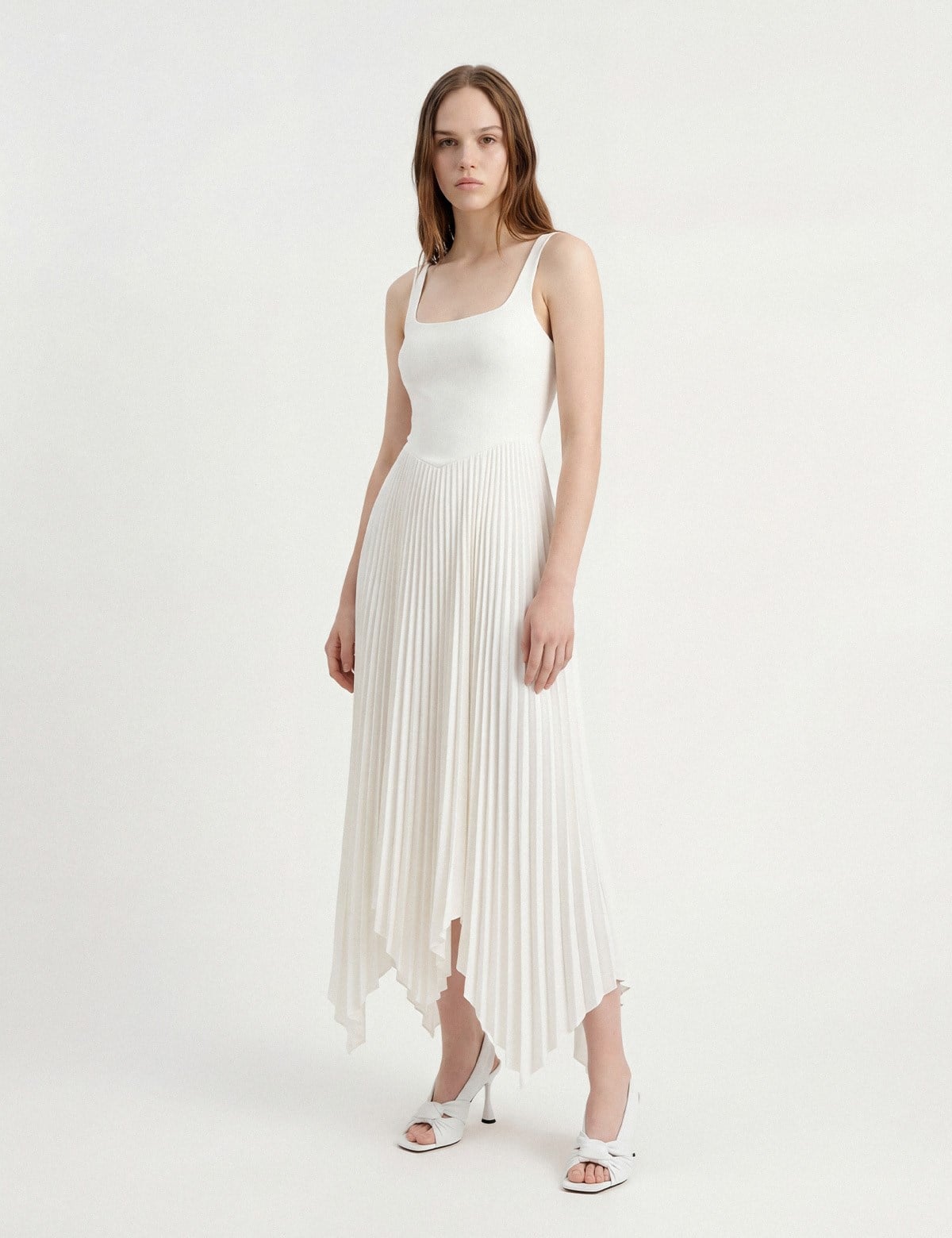 Flora White Women's Dress