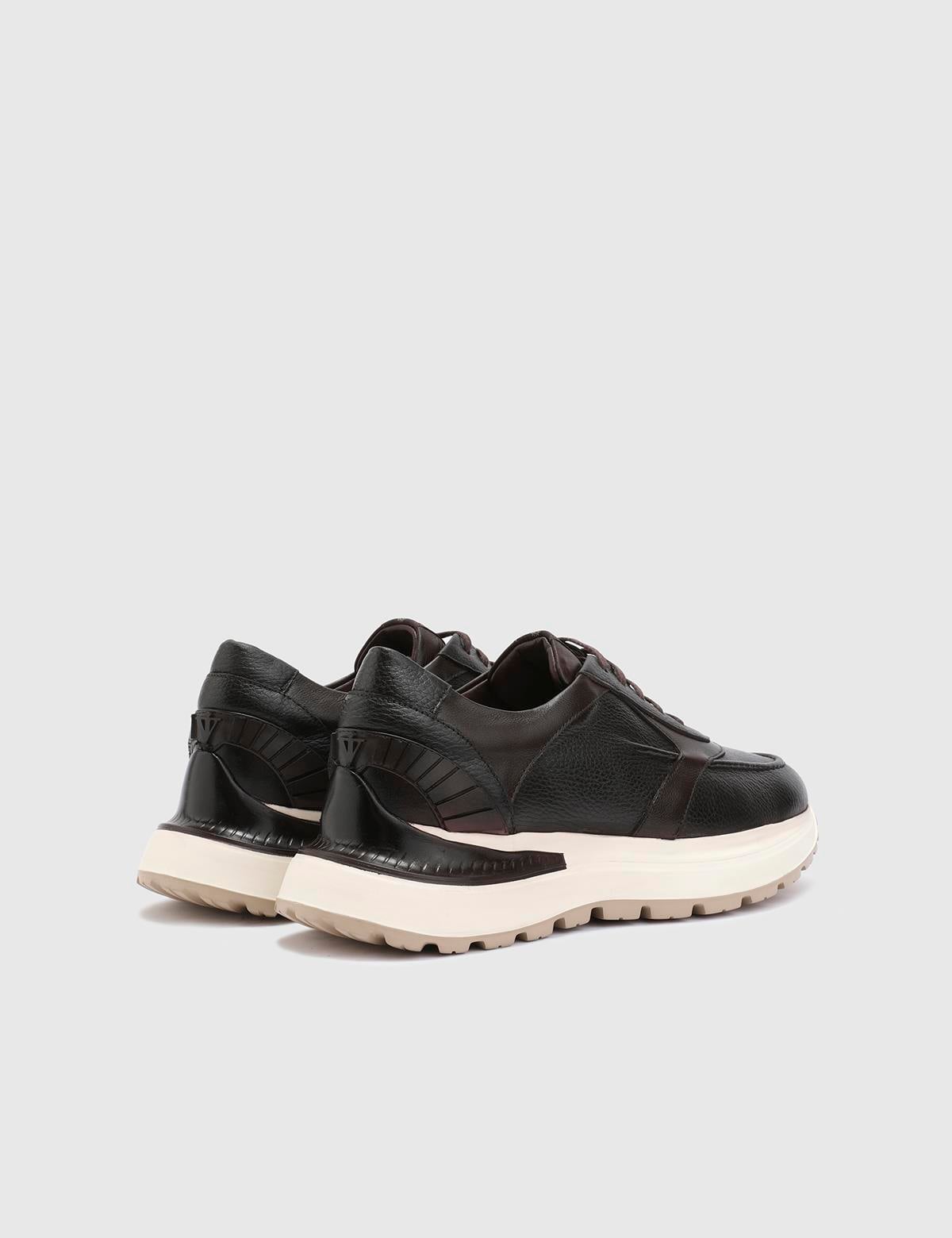 Fonseca Brown Floater Leather Men's Sneaker
