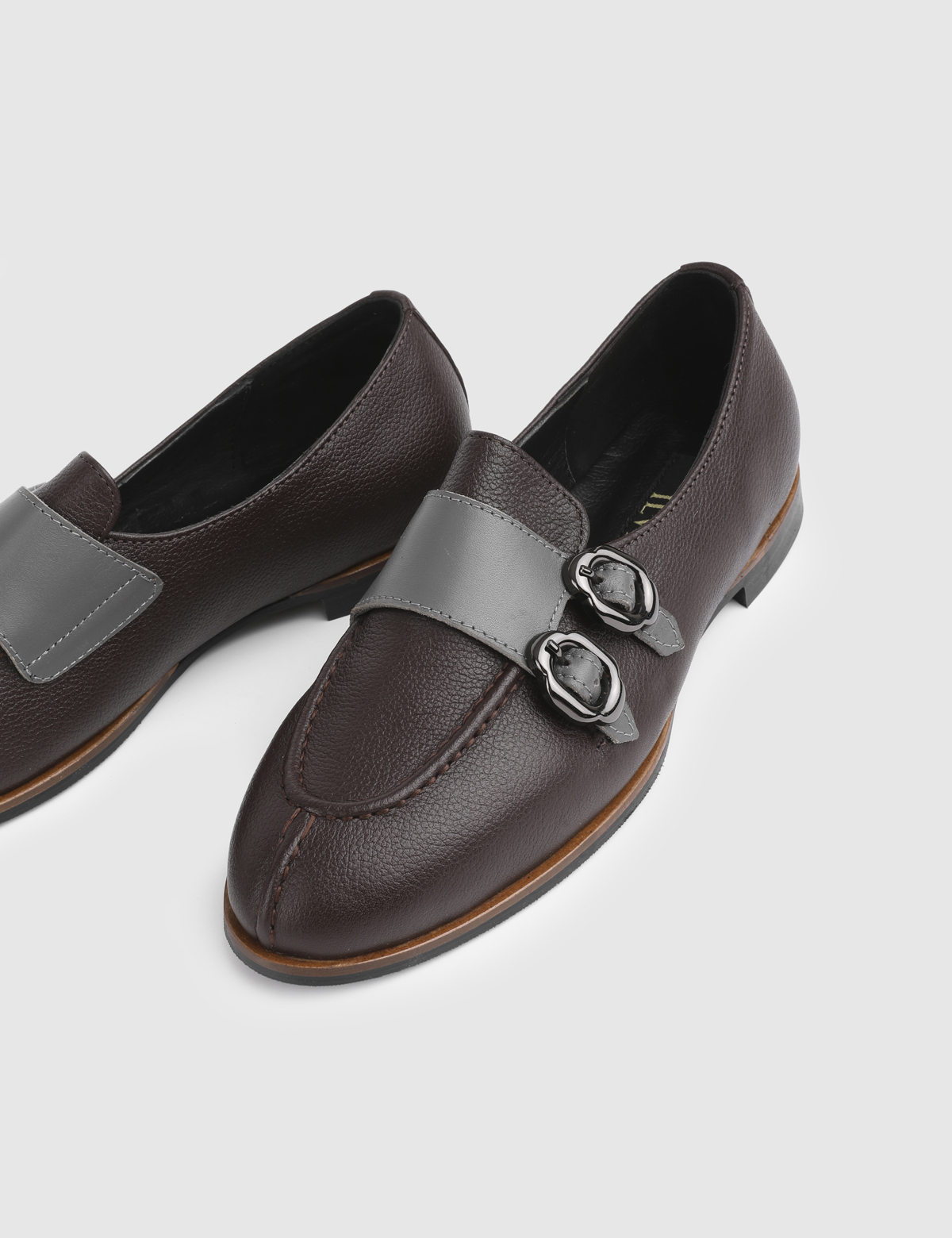 Freya Hakiki Deri Kahverengi Kadın Loafer