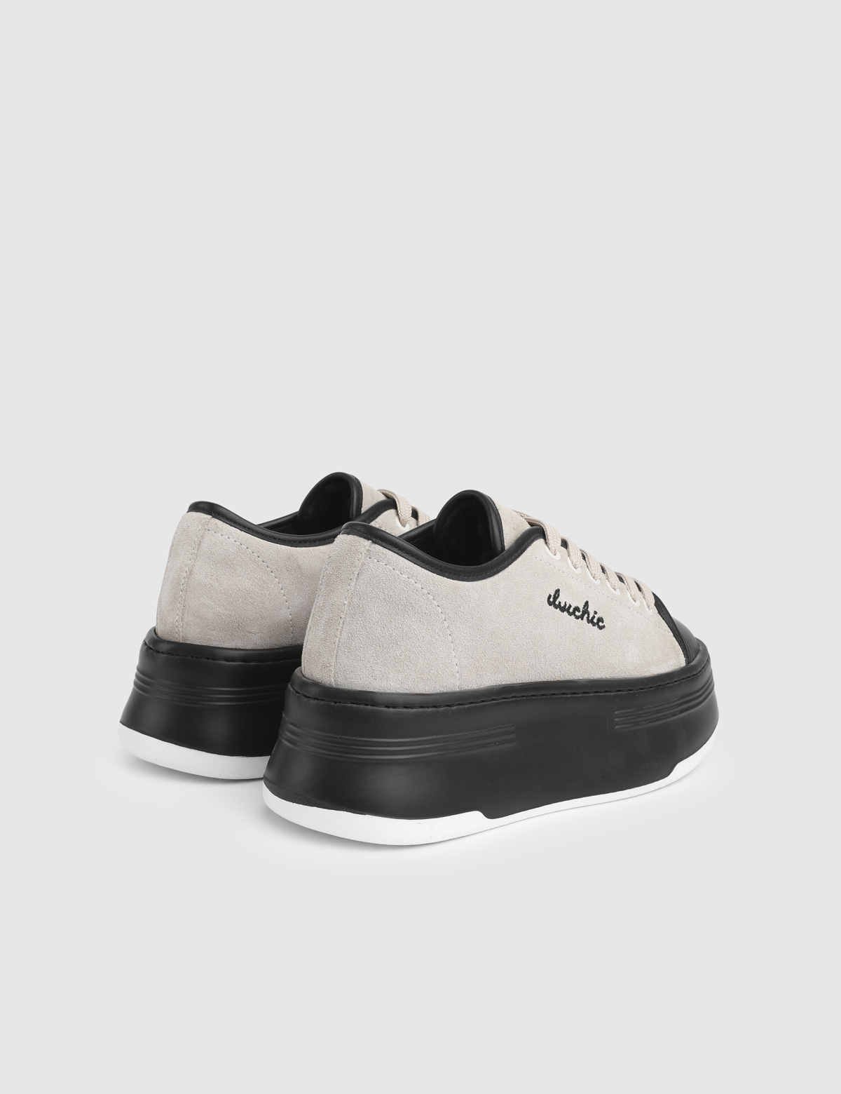 Gemma Beige Suede Leather Women's Sneaker
