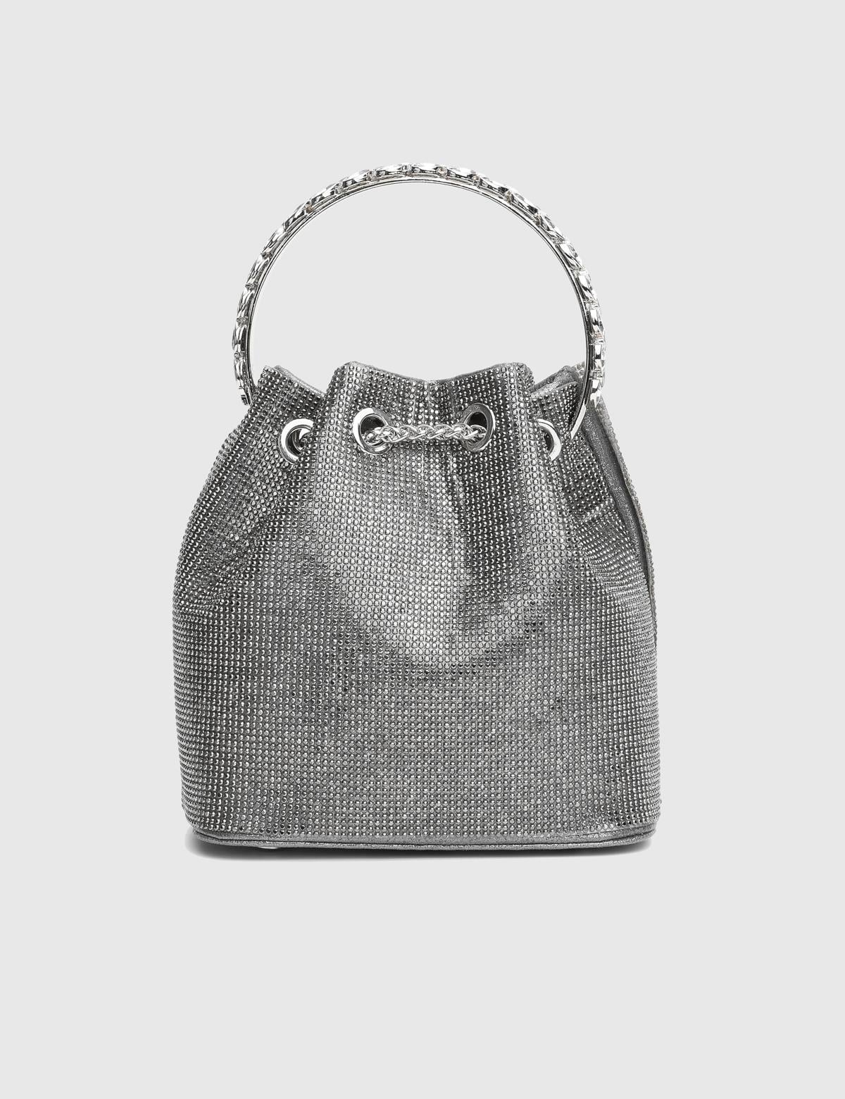Gores Anthracite Women's Handbag with Stones